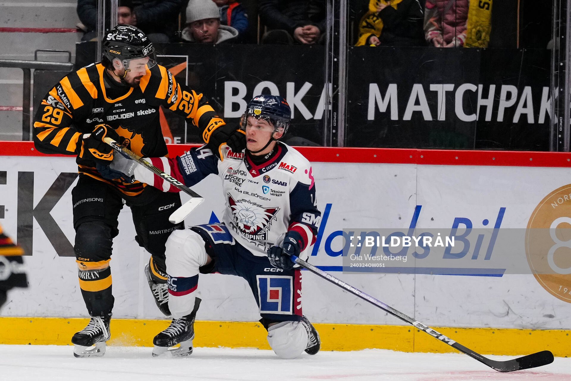 Skellefteås Dylan Sikura och Linköpings Arvid Costmar