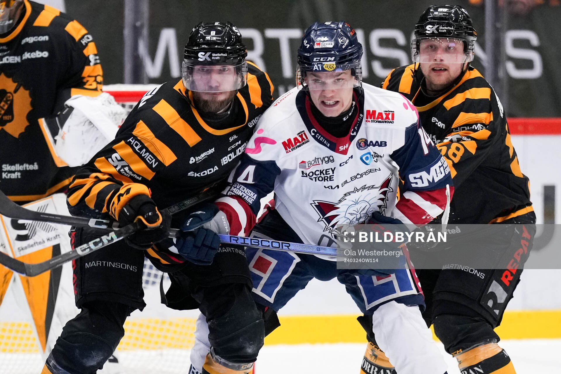 Skellefteås Petter Granberg och Oskar Nilsson mot