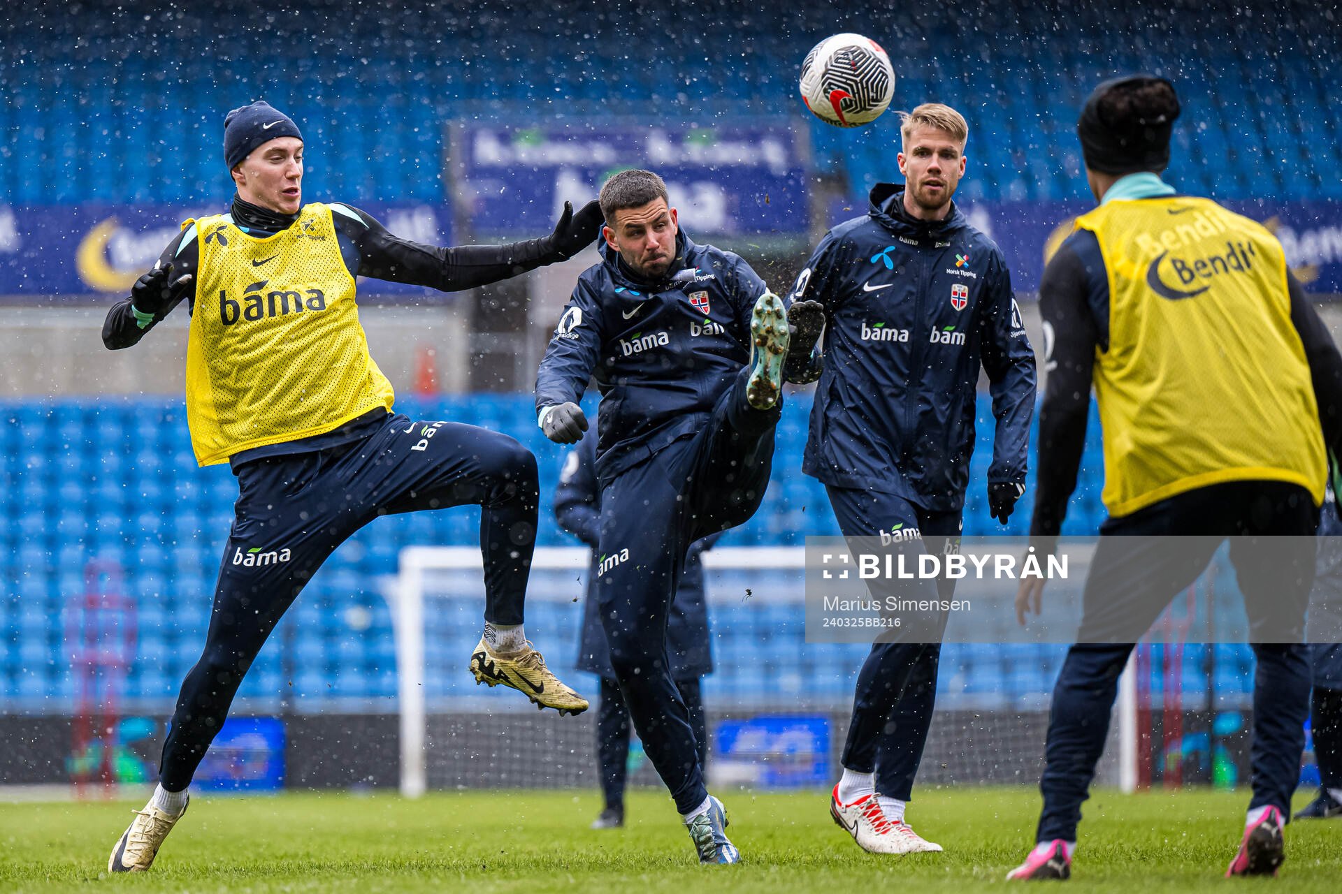 Kristian Thorstvedt and Aron Dønnum of the Norwegian
