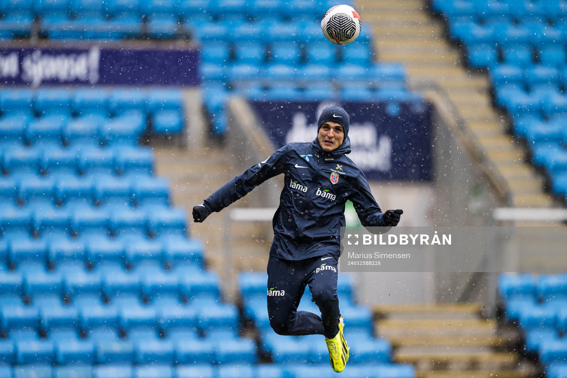 Mohamed Elyounoussi of the Norwegian national football team