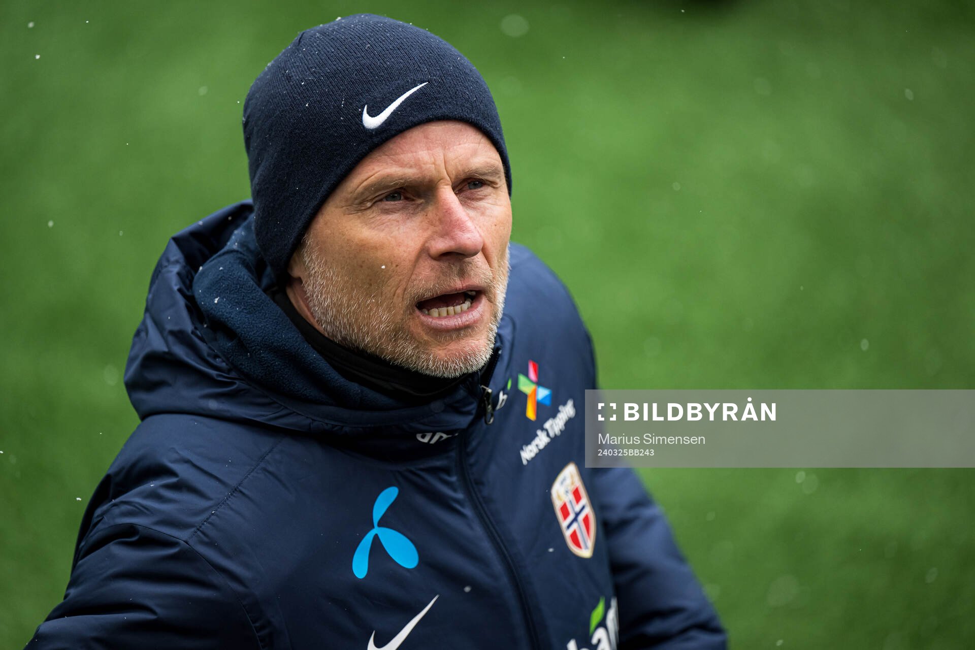 Ståle Solbakken, head coach of the Norwegian national
