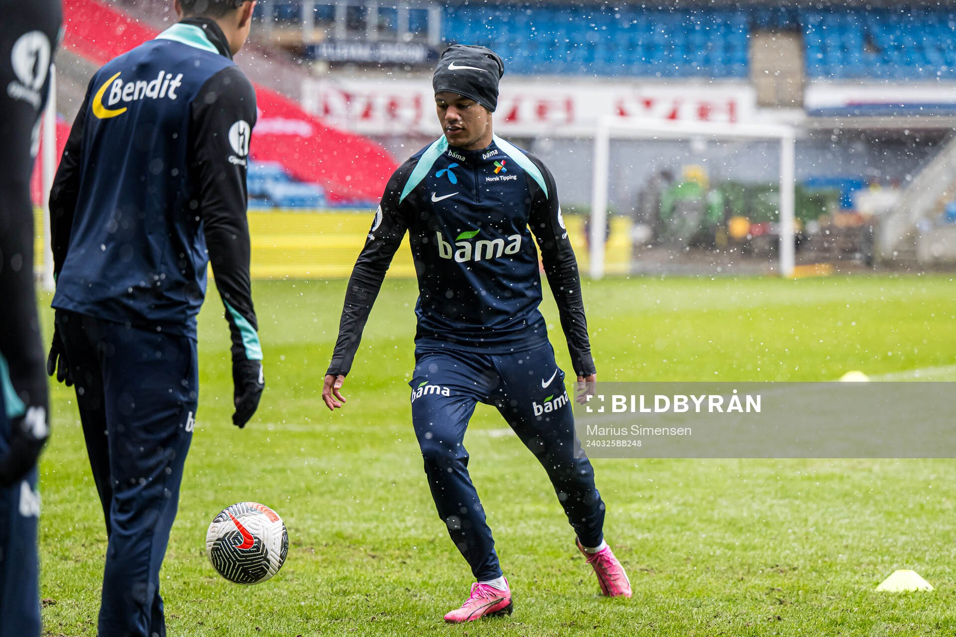 Oscar Bobb of the Norwegian national football team