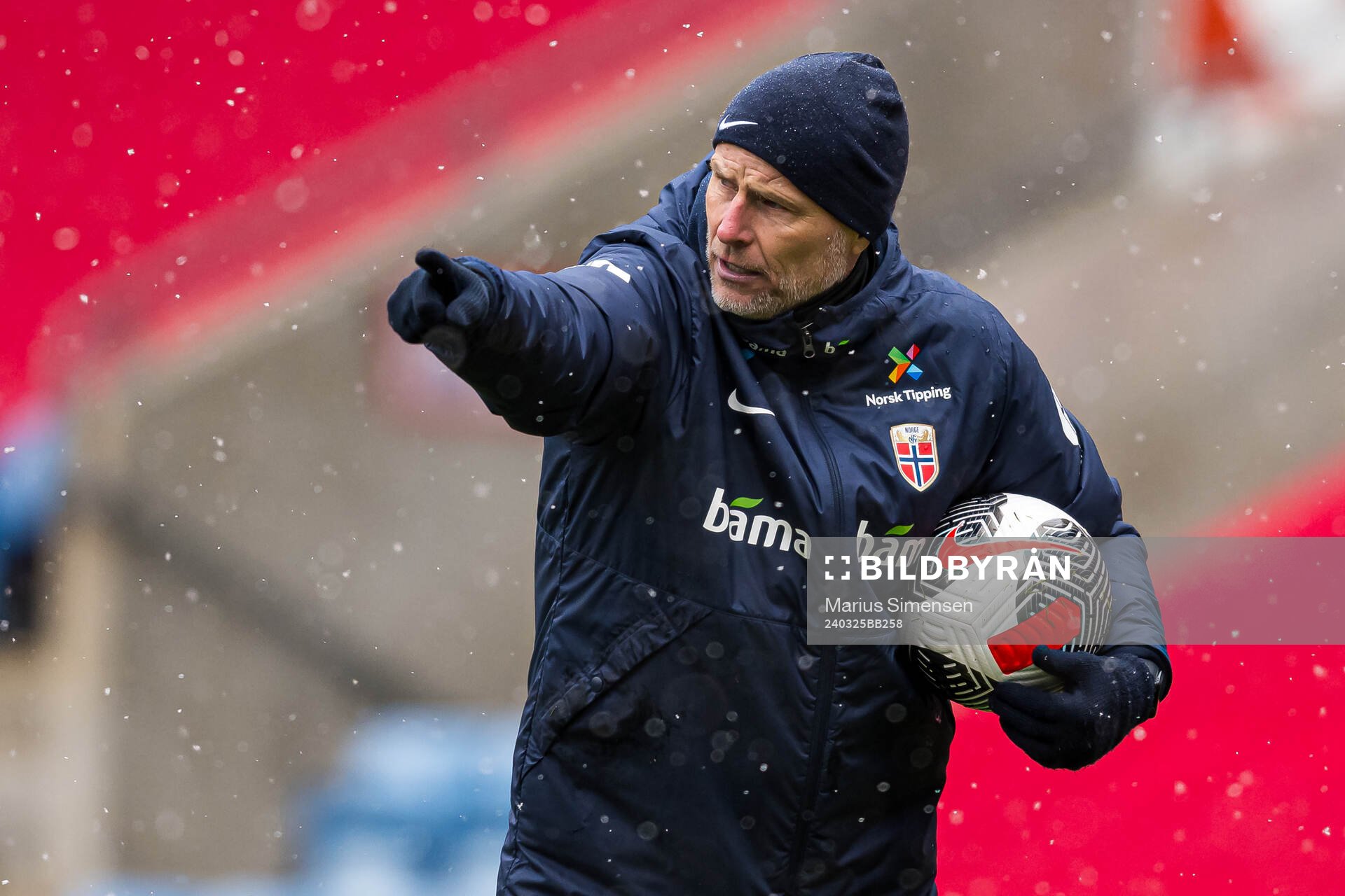 Ståle Solbakken, head coach of the Norwegian national