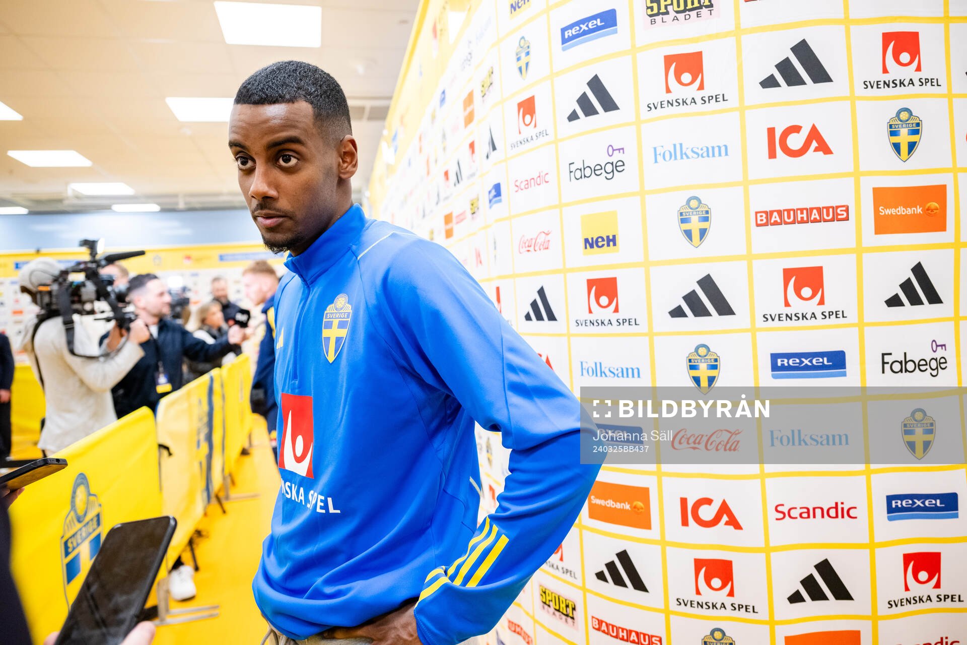 Alexander Isak of Sweden
