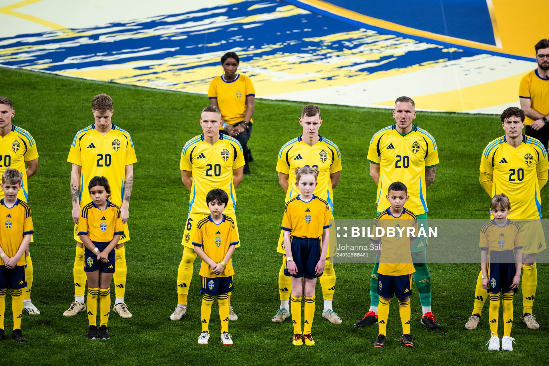 Samuel Gustafson, Ludwig Augustinsson , goalkeeper Robin