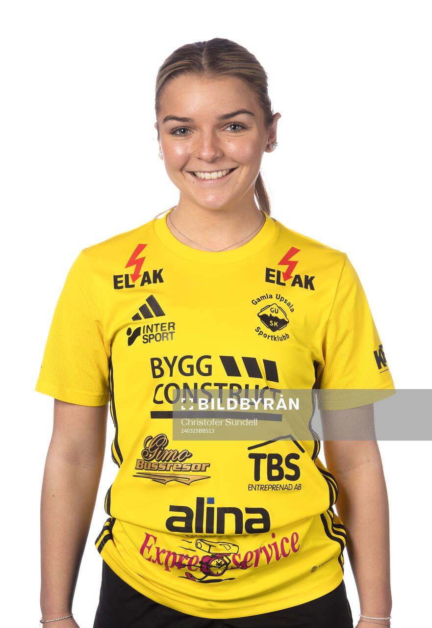 Gamla Uppsalas Tyra Uppfeldt poserar för ett porträtt den 25 mars 2024 i Uppsala.