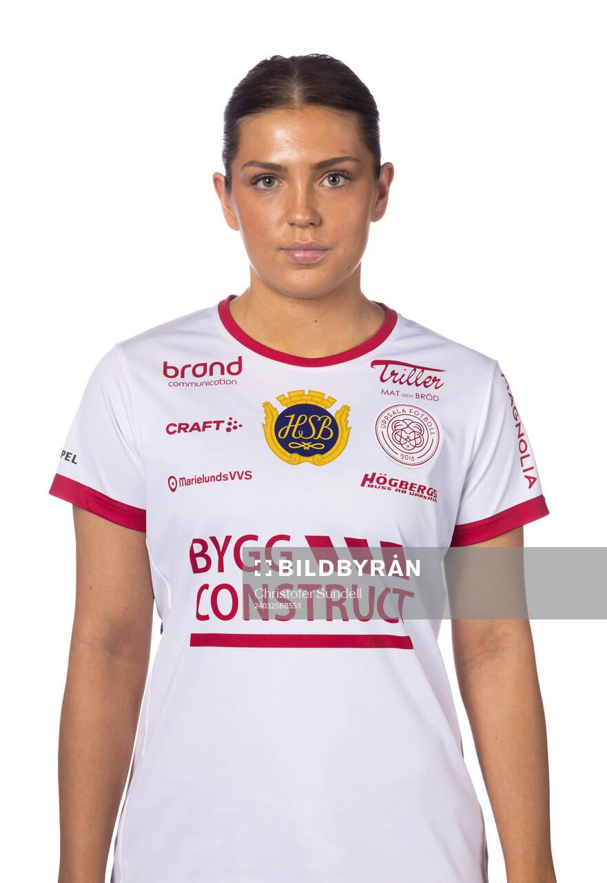 Uppsalas Clara Leffler poserar för ett porträtt den 25 mars 2024 i Uppsala.