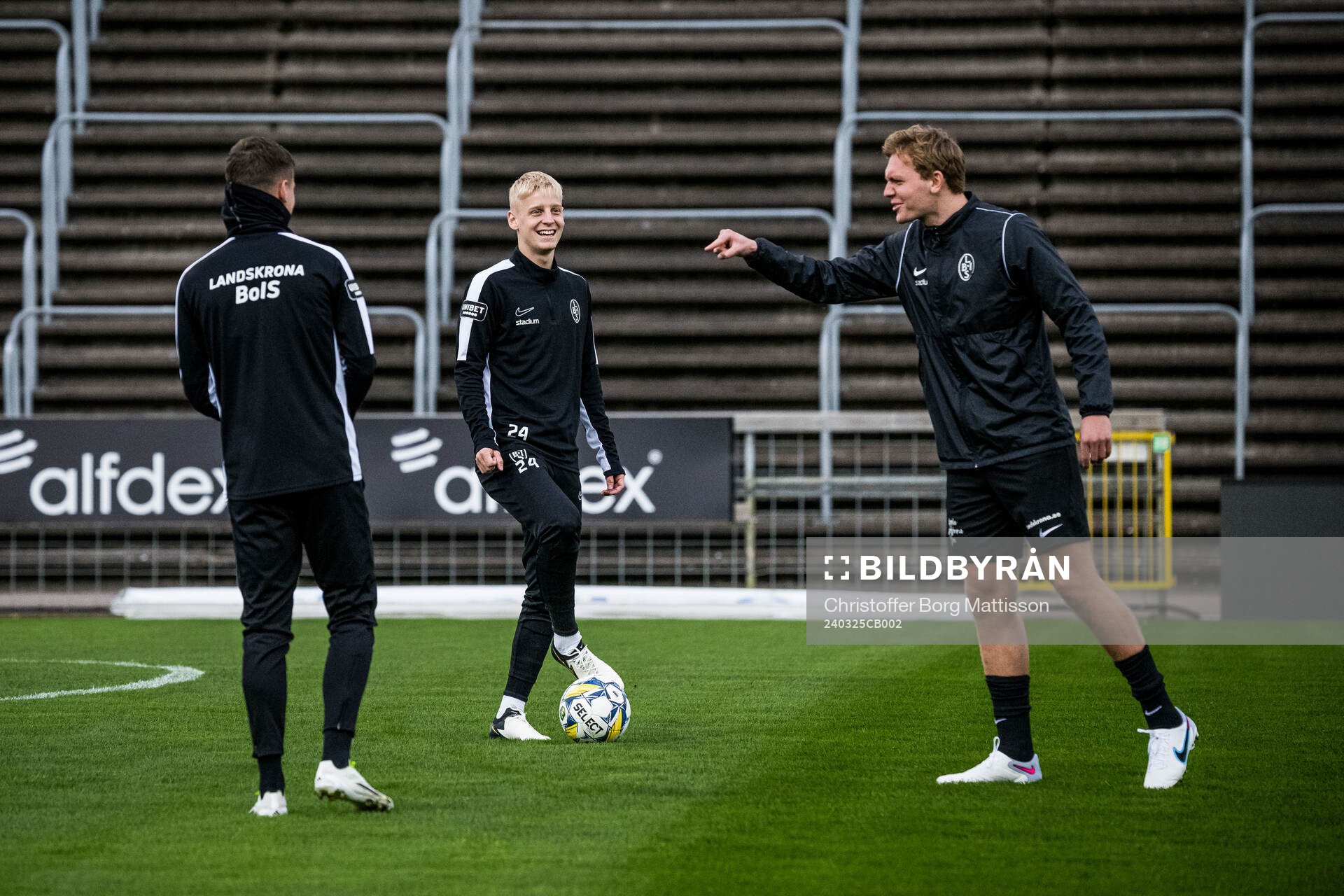 Landskrona BOISs Emil Lindman och Melker Jonsson