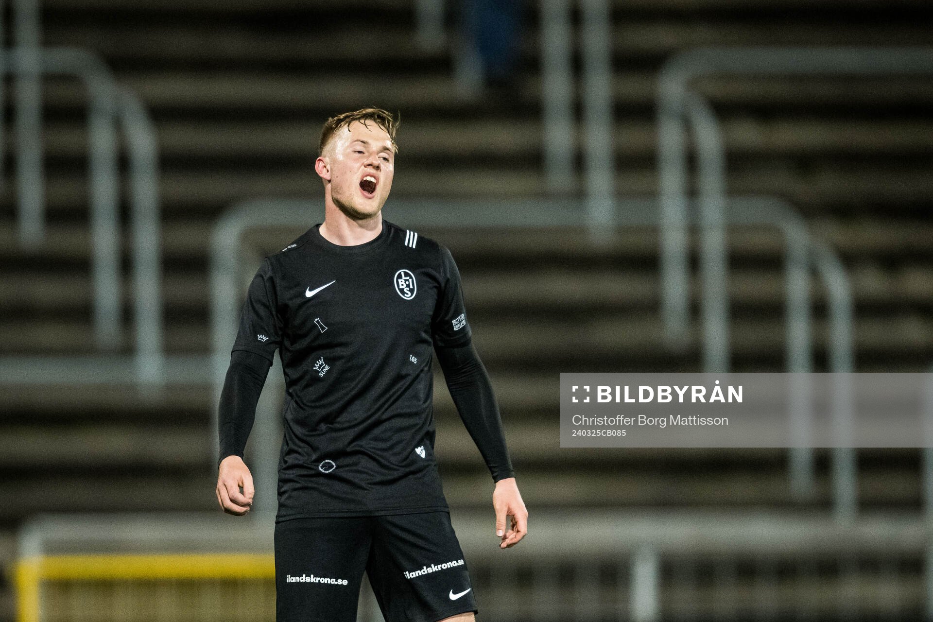 Landskrona BOISs Jesper Strid deppar
