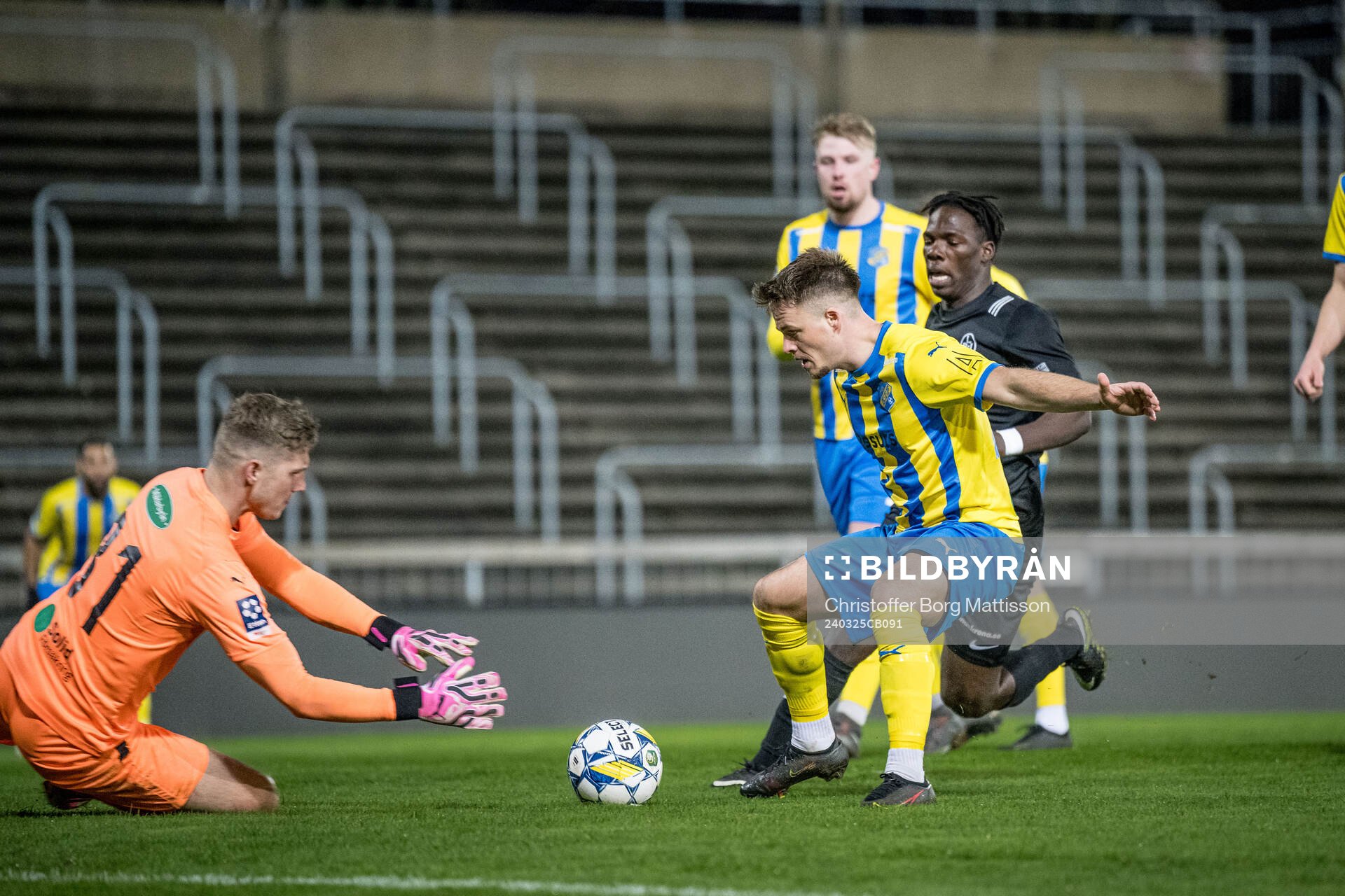 Eskilsminne IFs målvakt Philip Mårtensson och Kevin