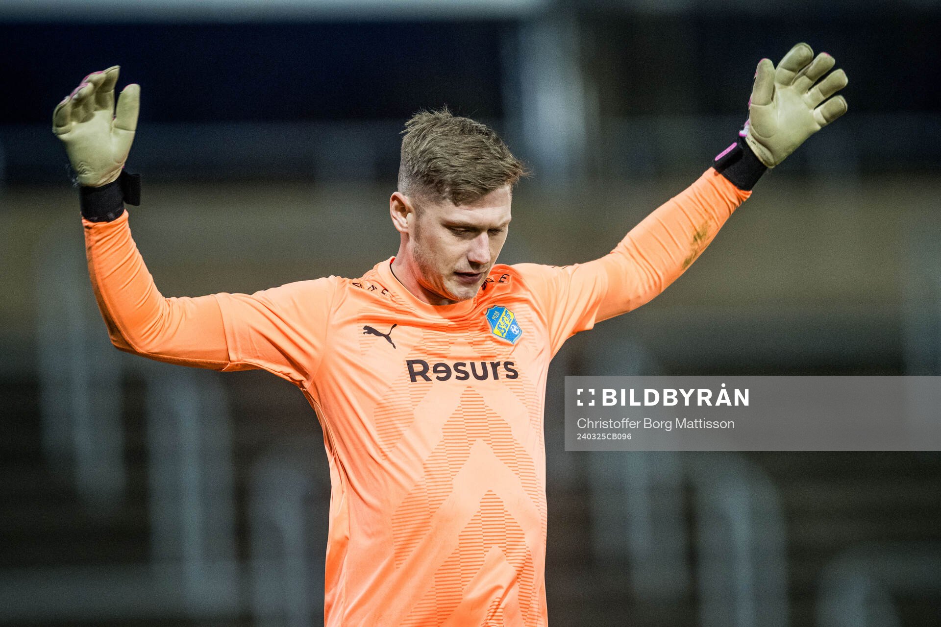 Eskilsminne IFs målvakt Philip Mårtensson