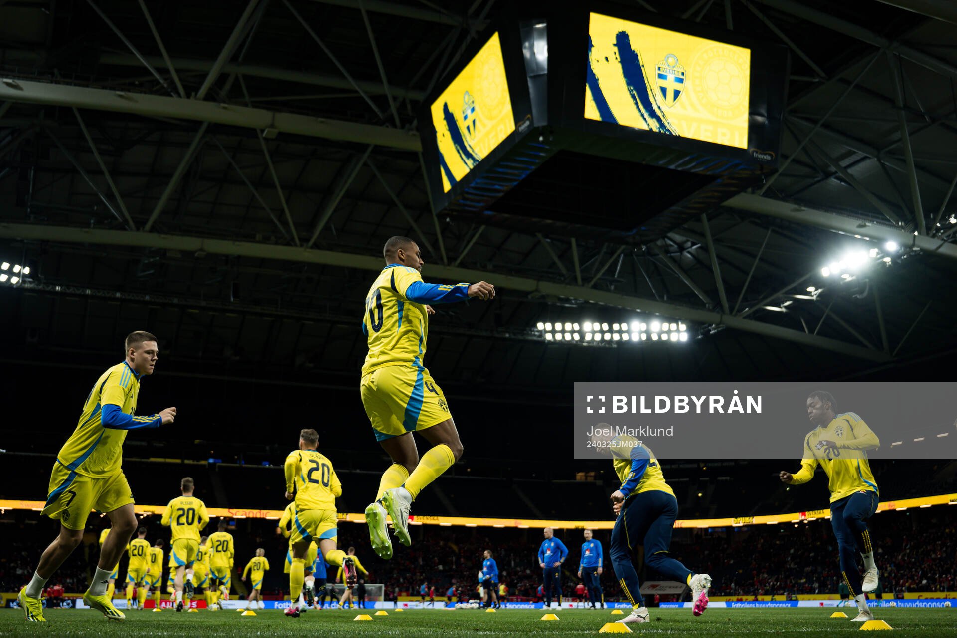 Isak Hien of Sweden wearing jersey number 20, honouring