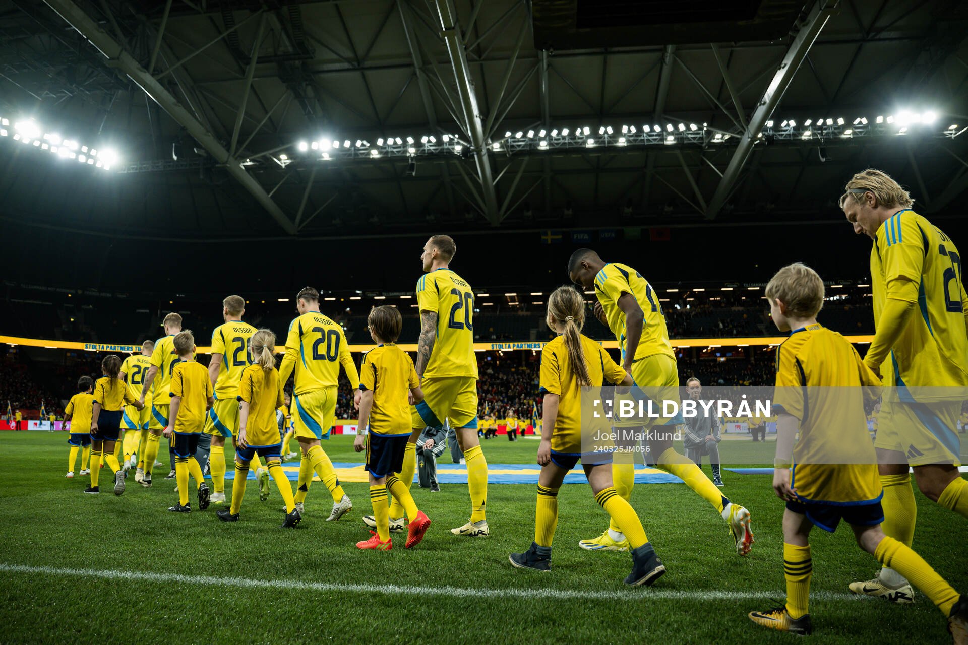 Players of Sweden wearing jersey number 20, honouring