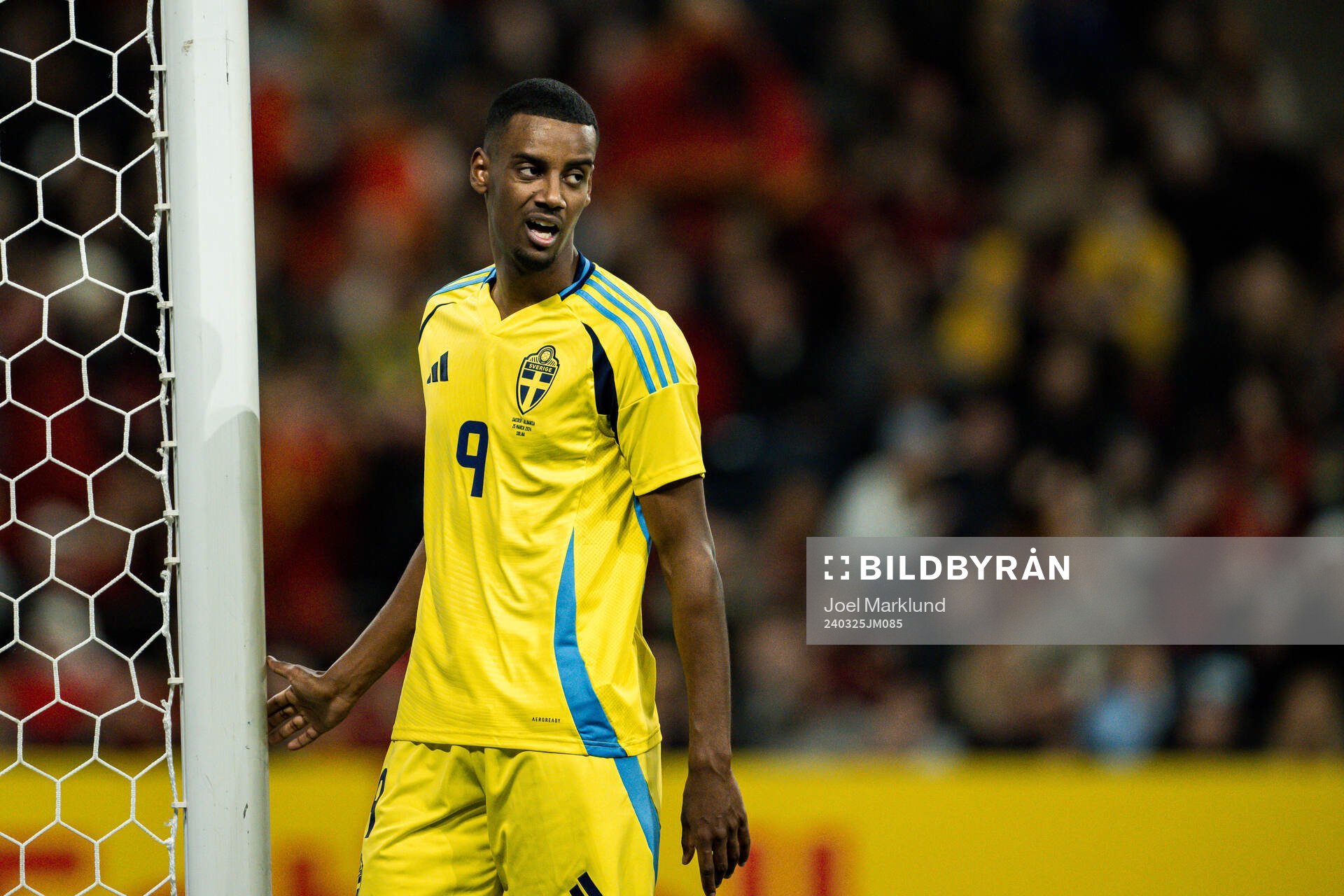Alexander Isak of Sweden