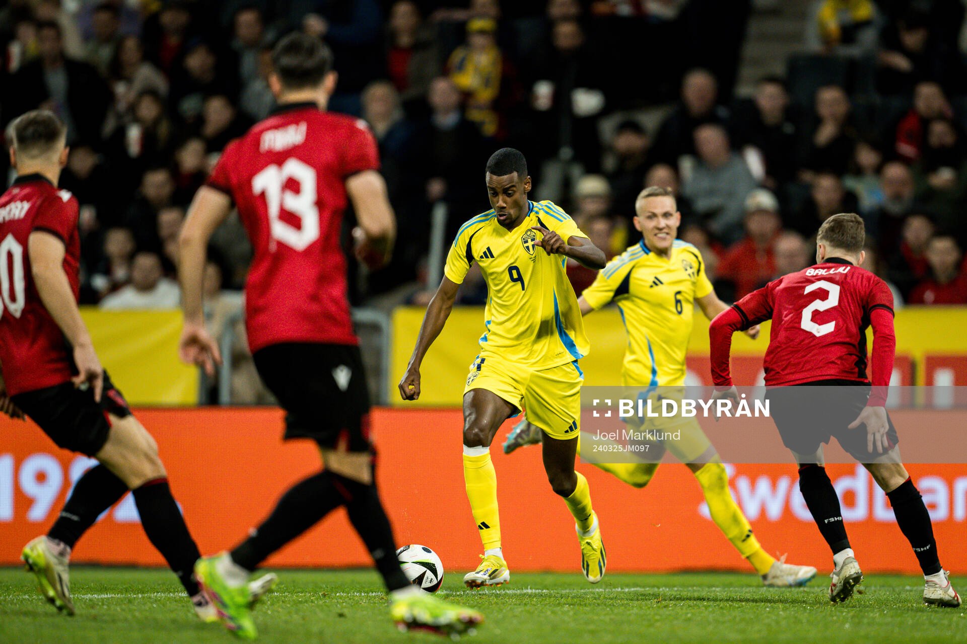 Alexander Isak of Sweden