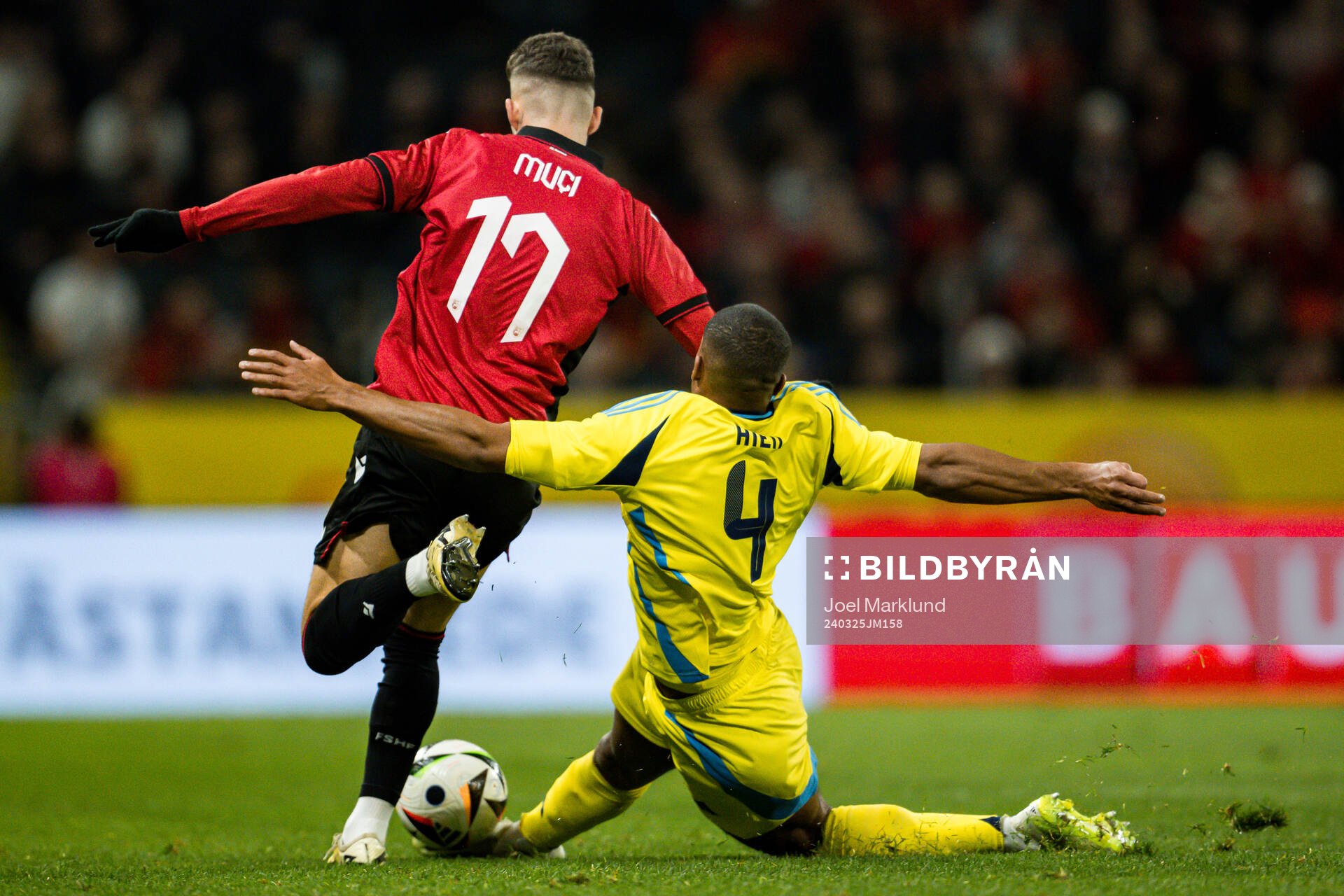Isak Hien of Sweden and Ernest Muci of Albania
