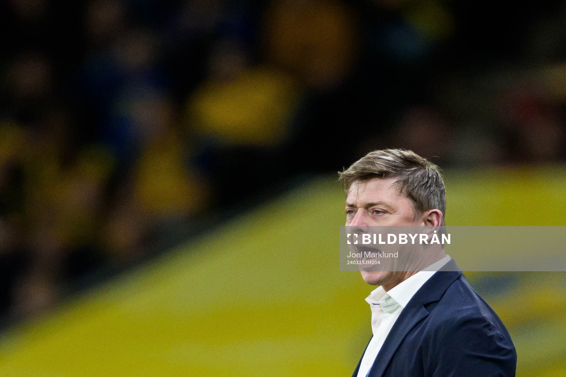 Head coach Jon Dahl Tomasson of Sweden