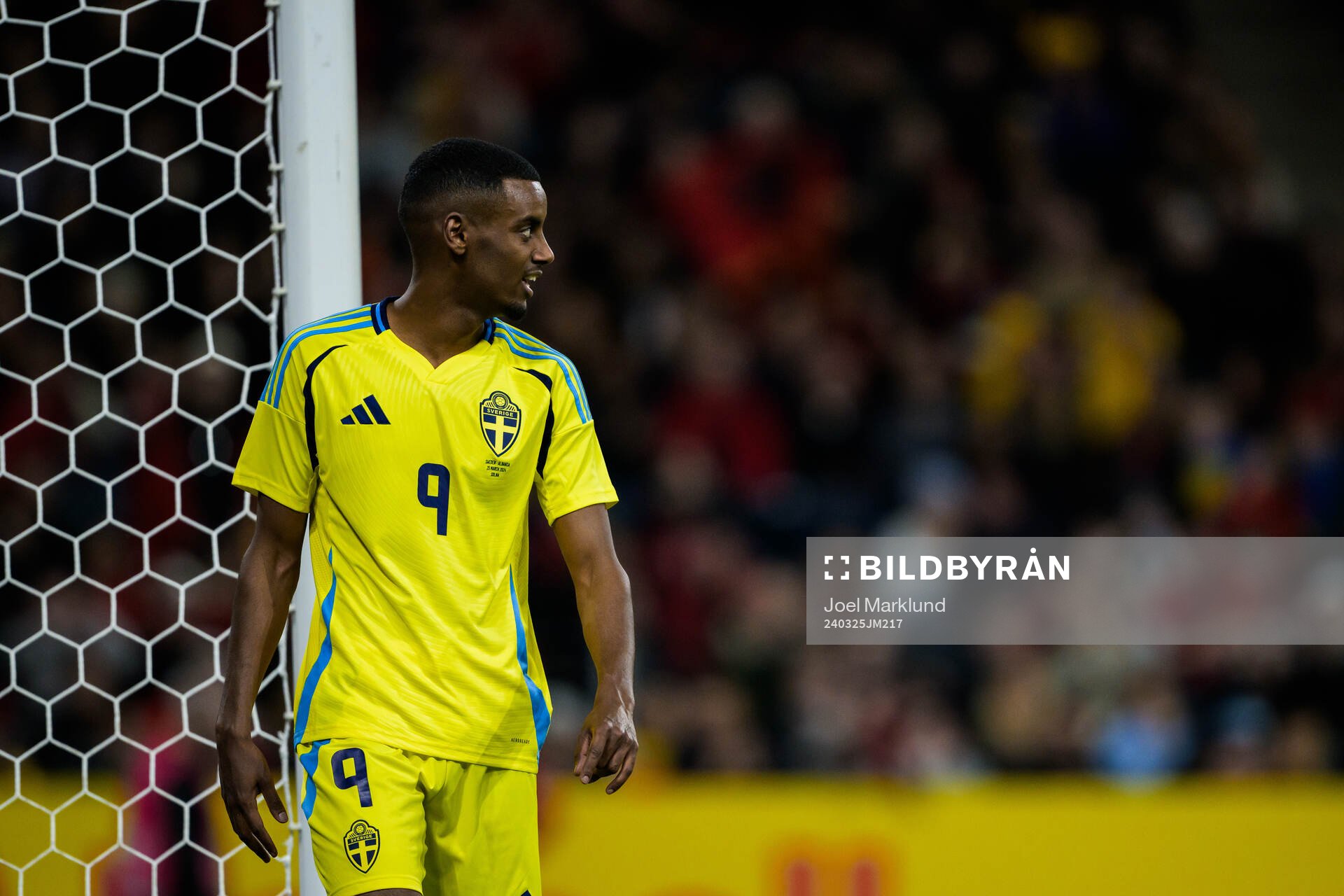 Alexander Isak of Sweden