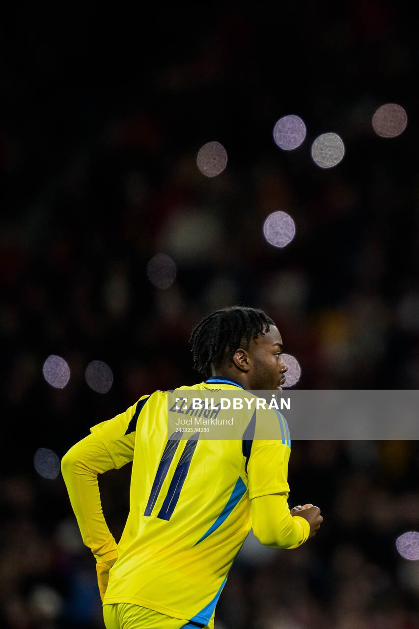 Anthony Elanga of Sweden