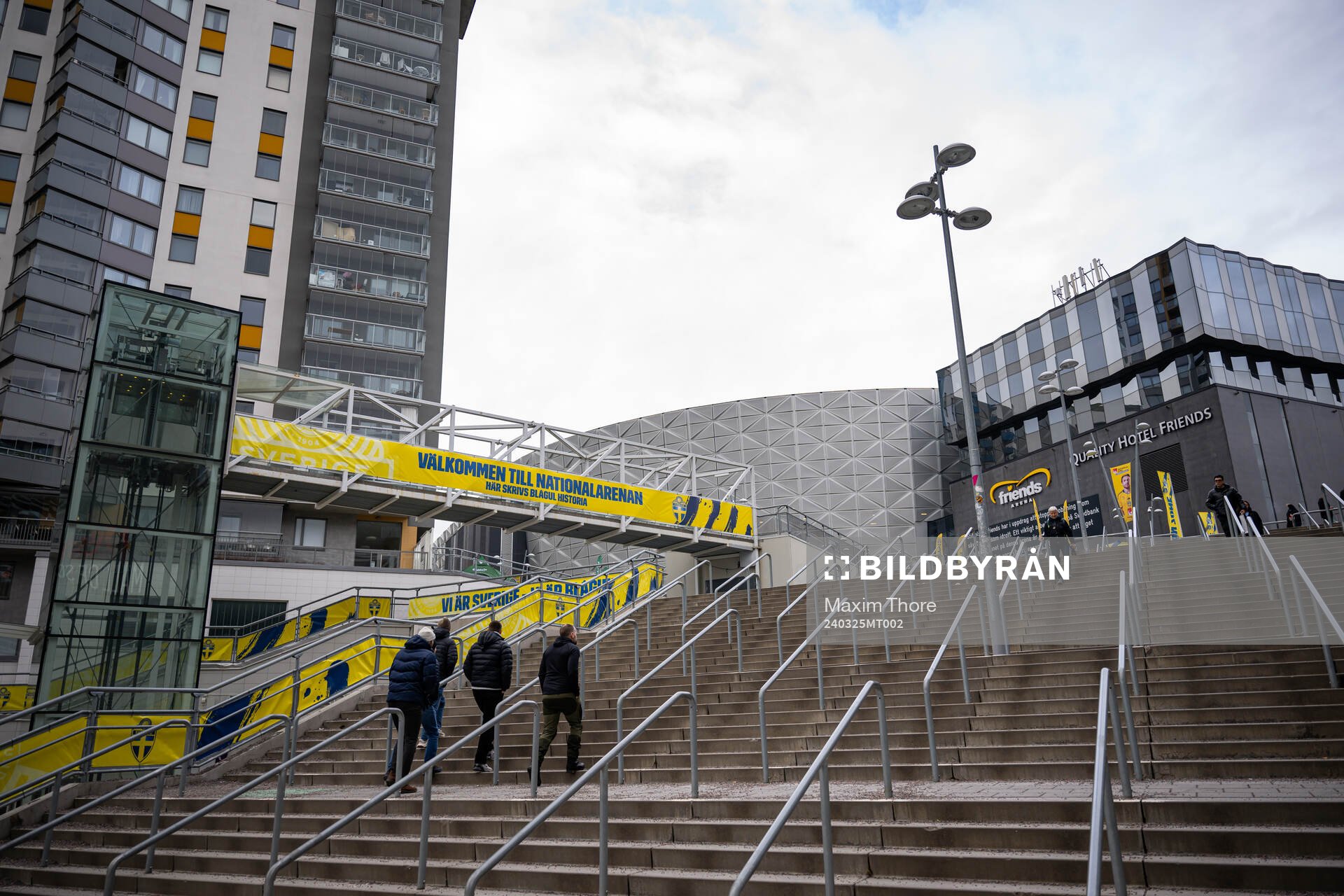 General exterior view of Friends Arena