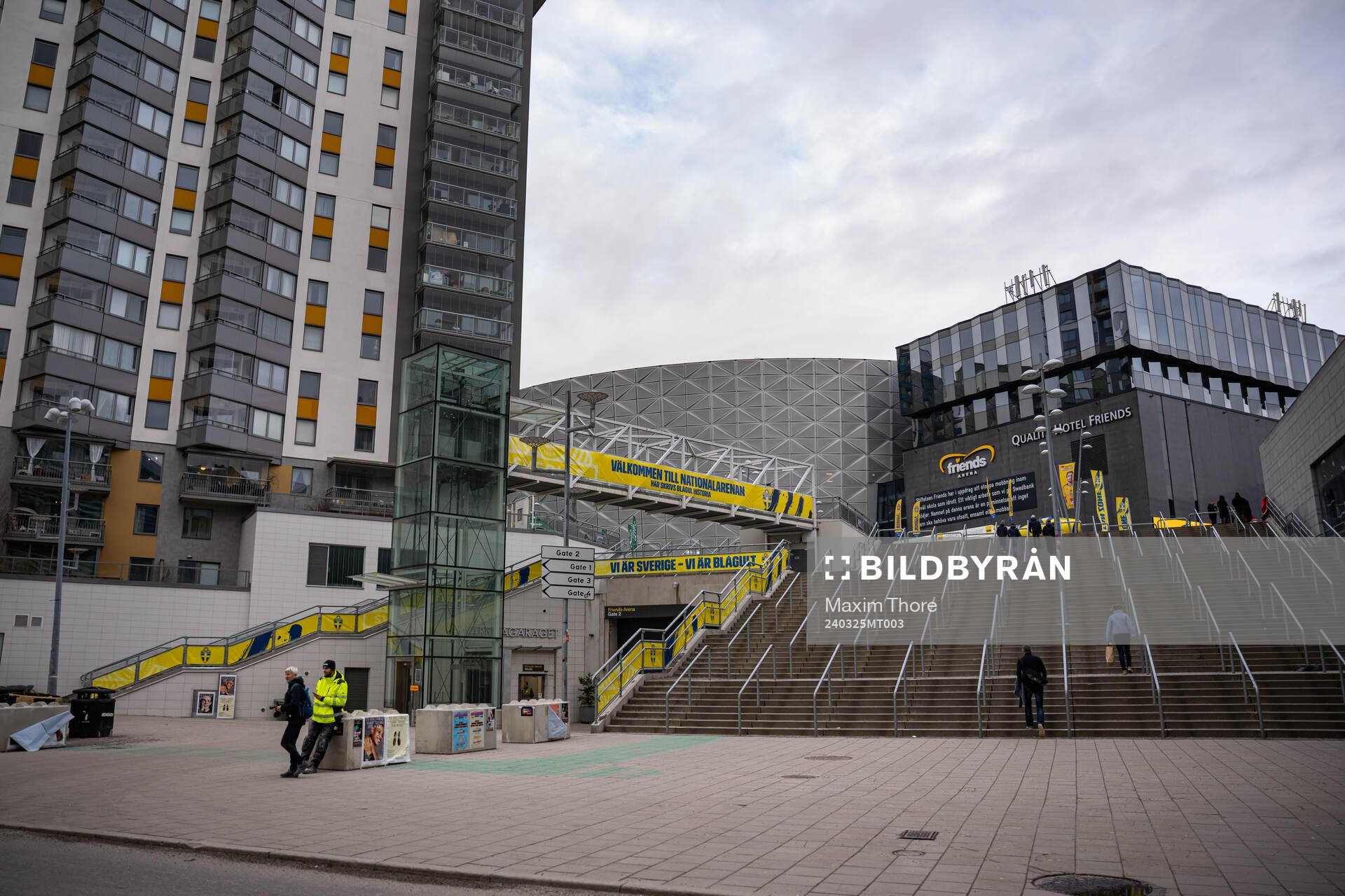 General exterior view of Friends Arena
