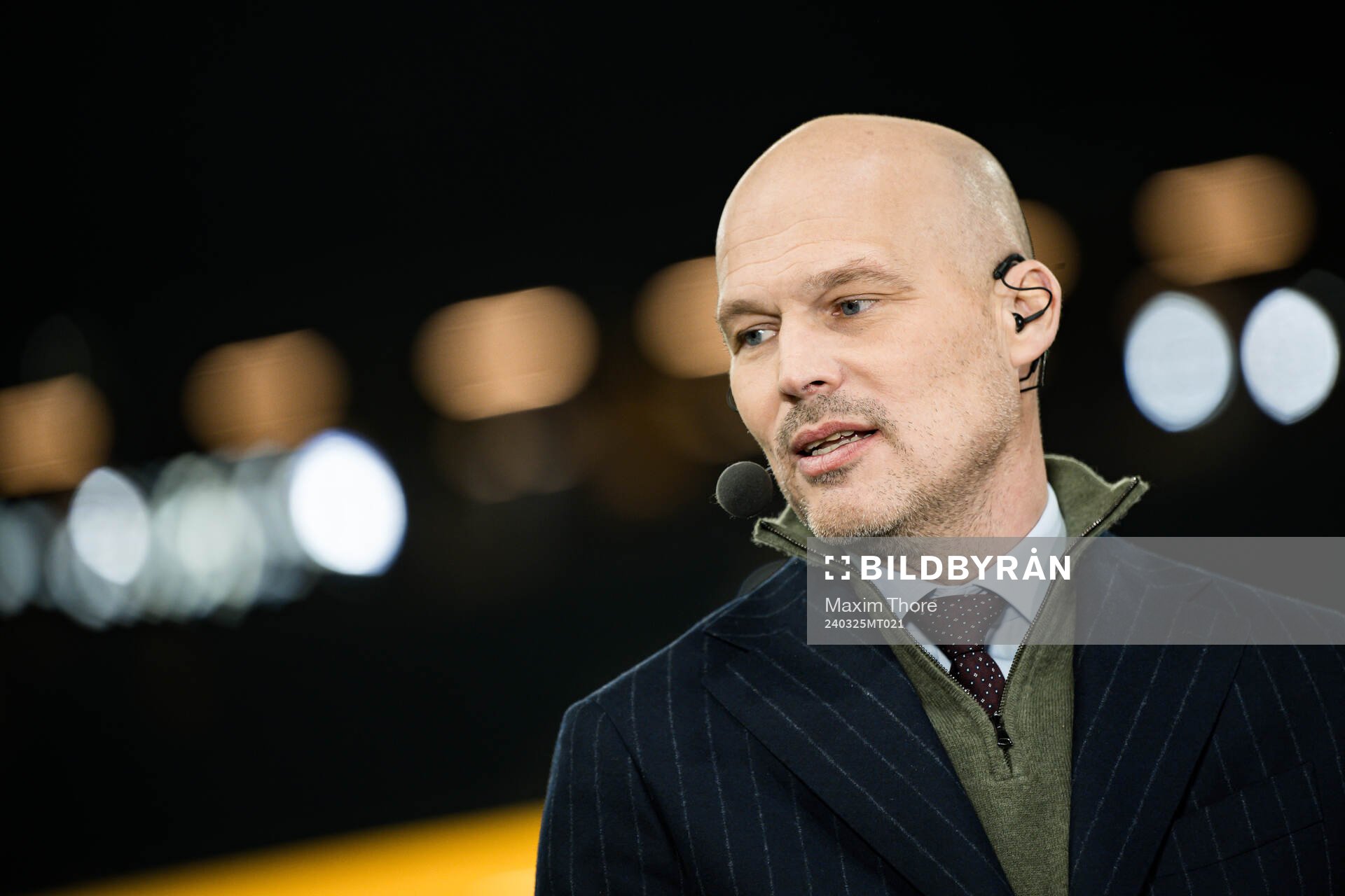 Fredrik Ljungberg in the Viaplay studio