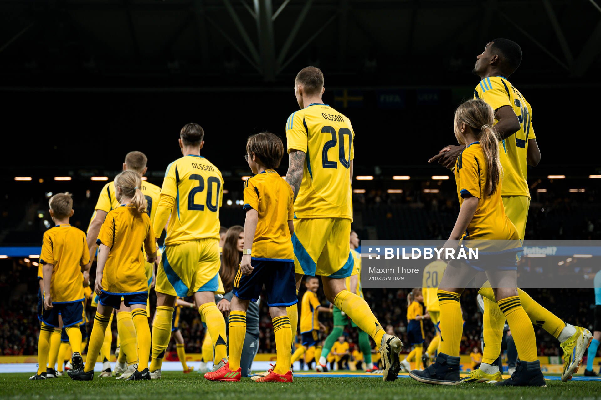 Players of Sweden wearing jersey number 20, honouring