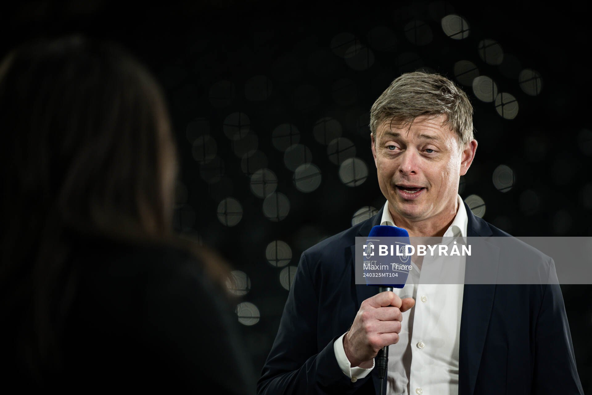 Head coach Jon Dahl Tomasson of Sweden in the Viaplay Studio