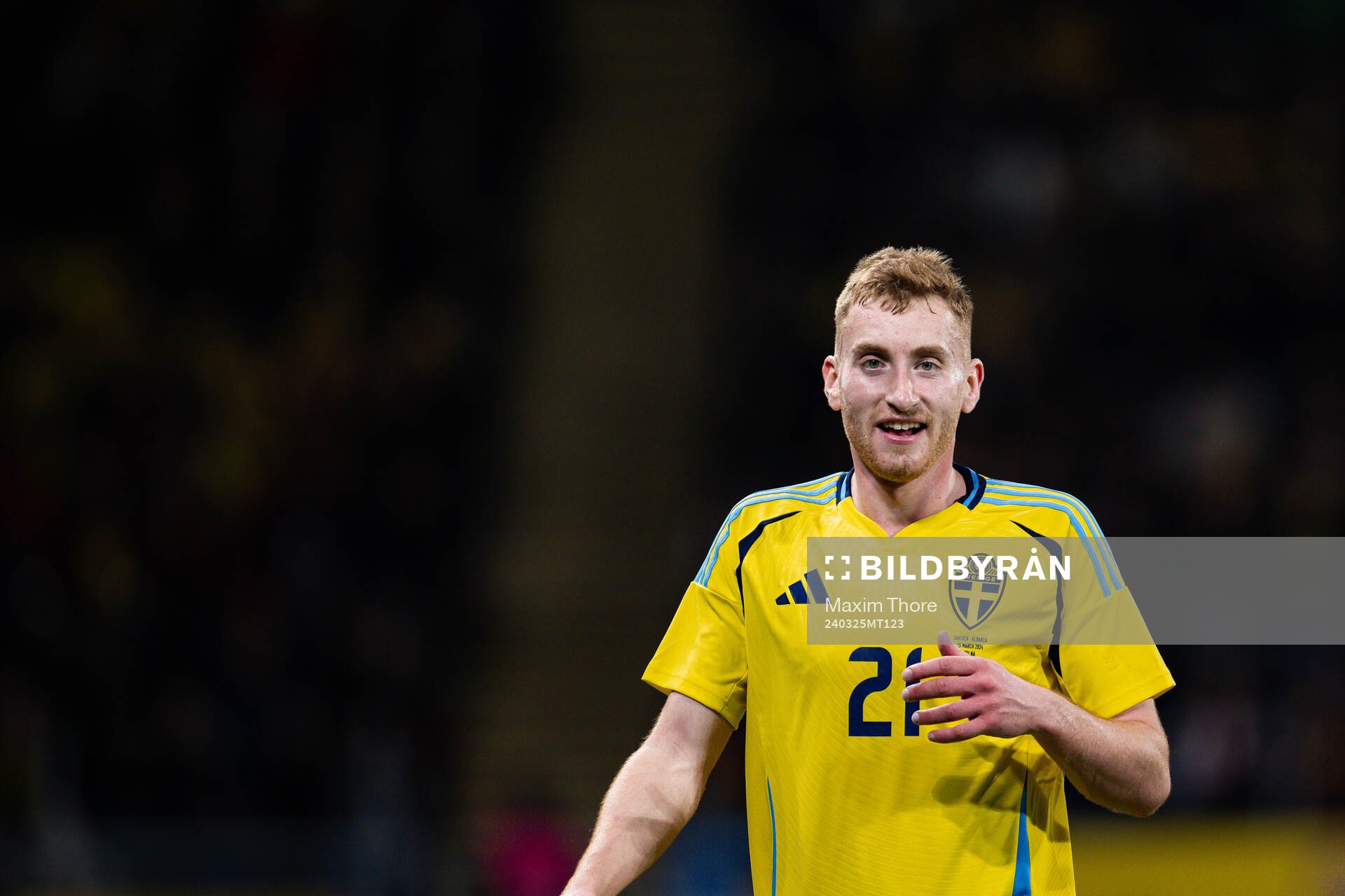 Dejan Kulusevski of Sweden