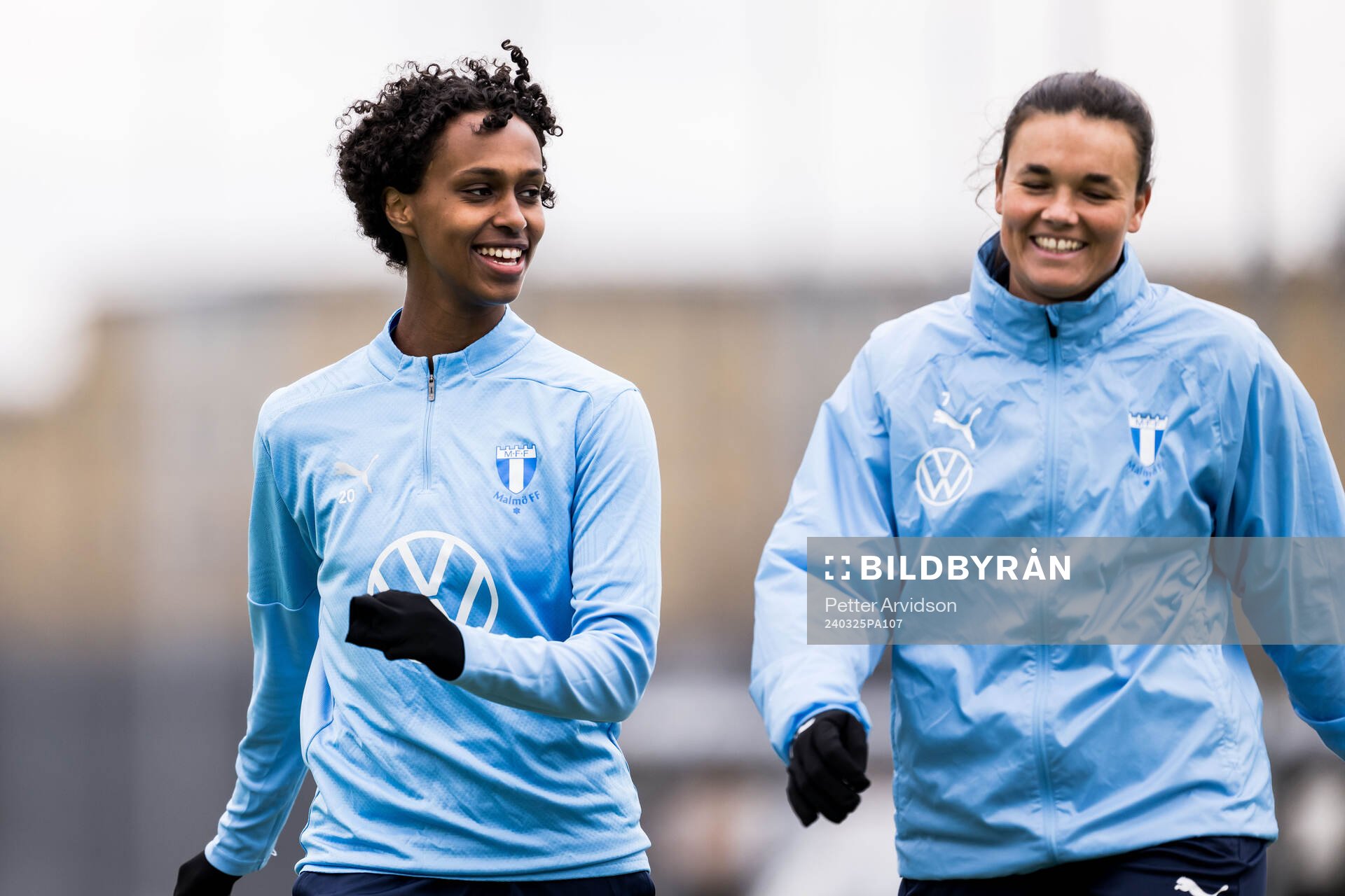 Malmö FFs Hanna Lofthammar och Anna Welin