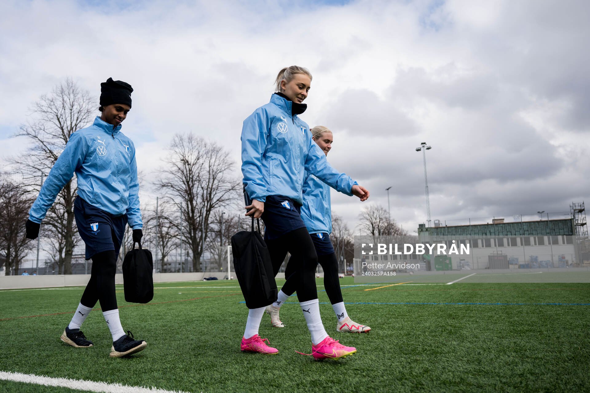 Malmö FFs Hanna Lofthammar och Beatrice Persson