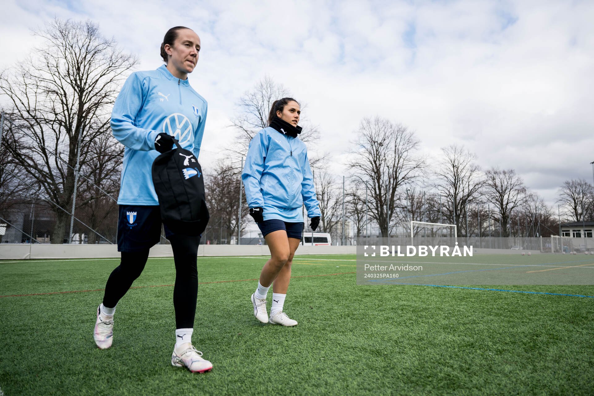 Malmö FFs Anna Plantin och Mafalda Barboz