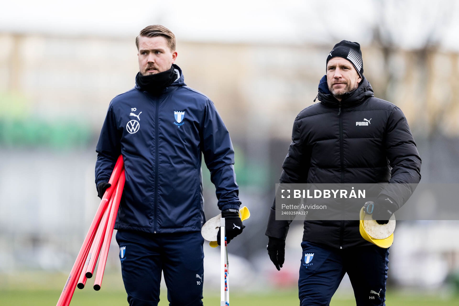 Malmö FFs assisterande tränare Theodor Olsson och