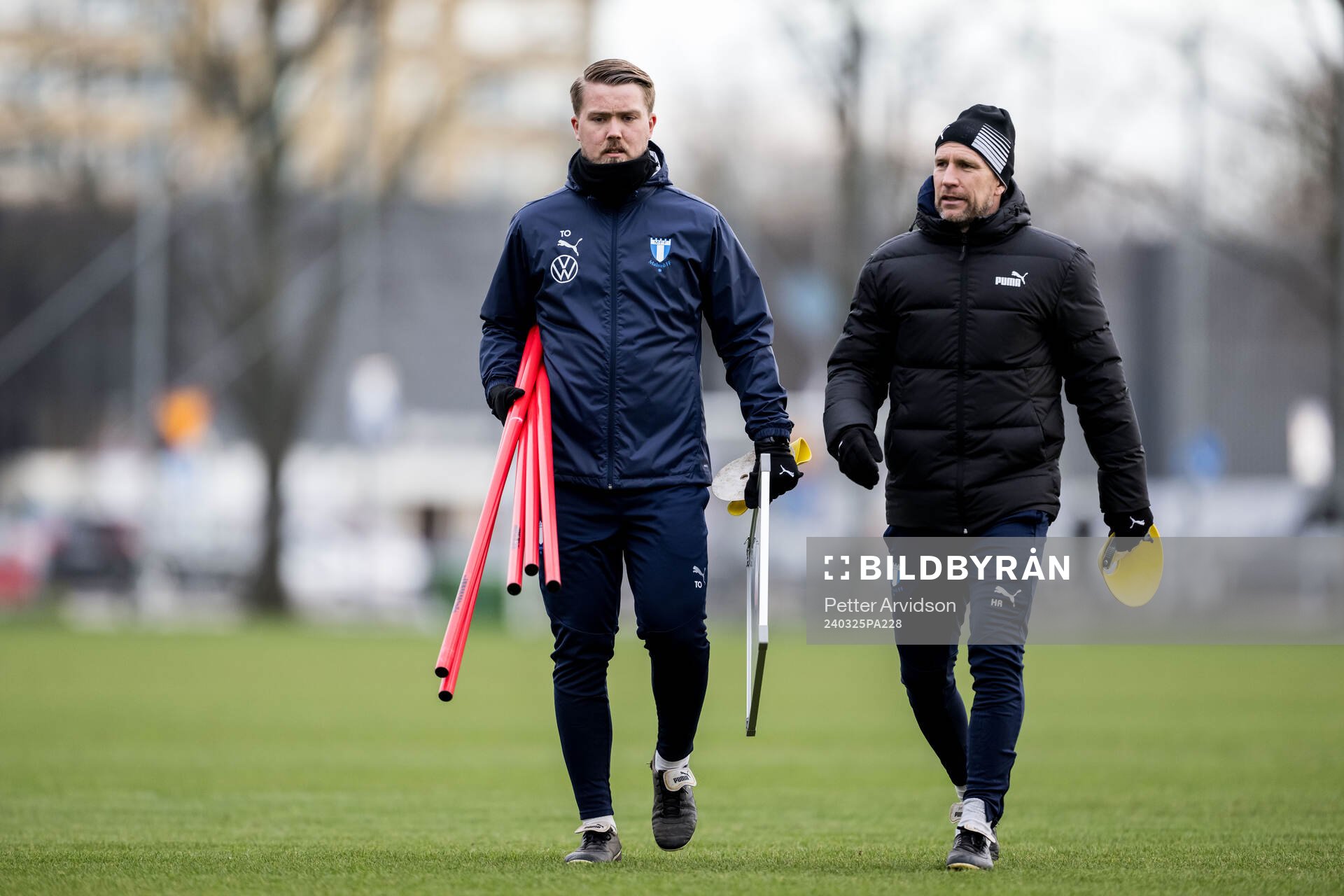 Malmö FFs assisterande tränare Theodor Olsson och