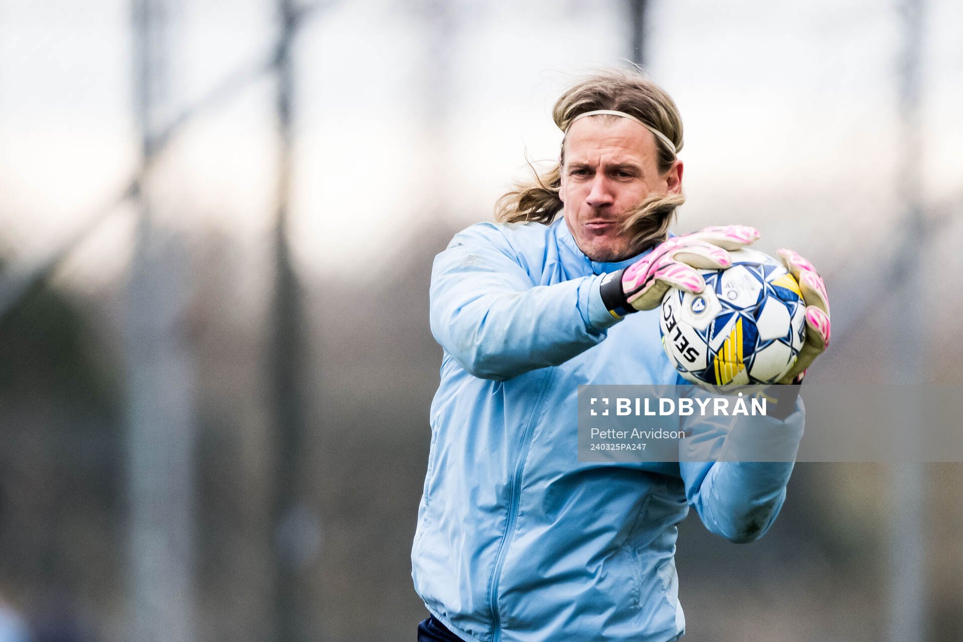Malmö FFs målvakt Johan Dahlin