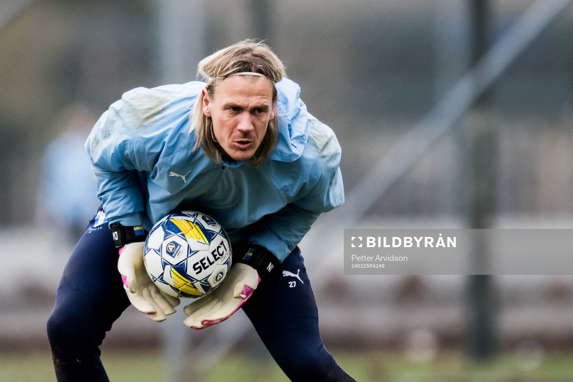 Malmö FFs målvakt Johan Dahlin
