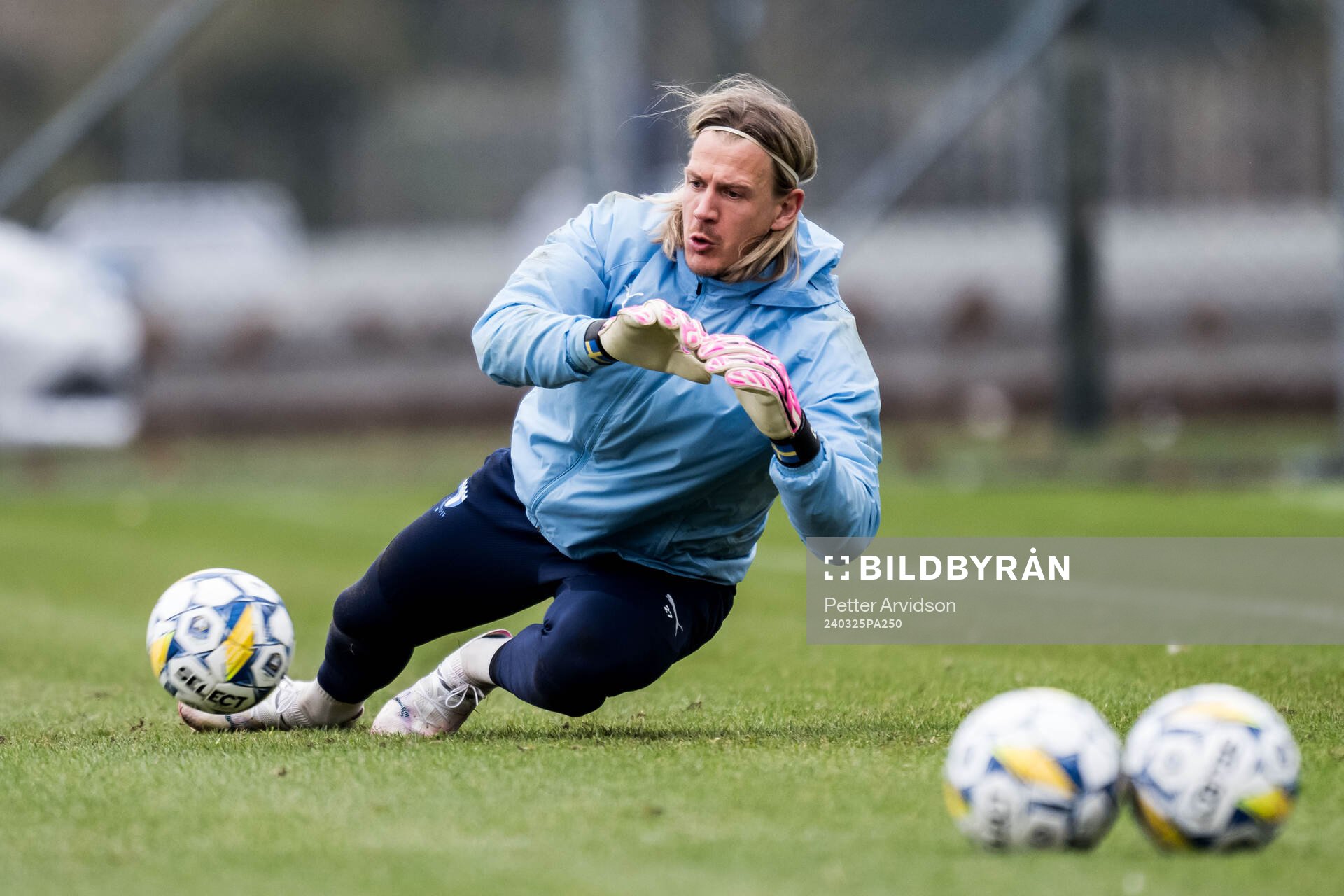 Malmö FFs målvakt Johan Dahlin