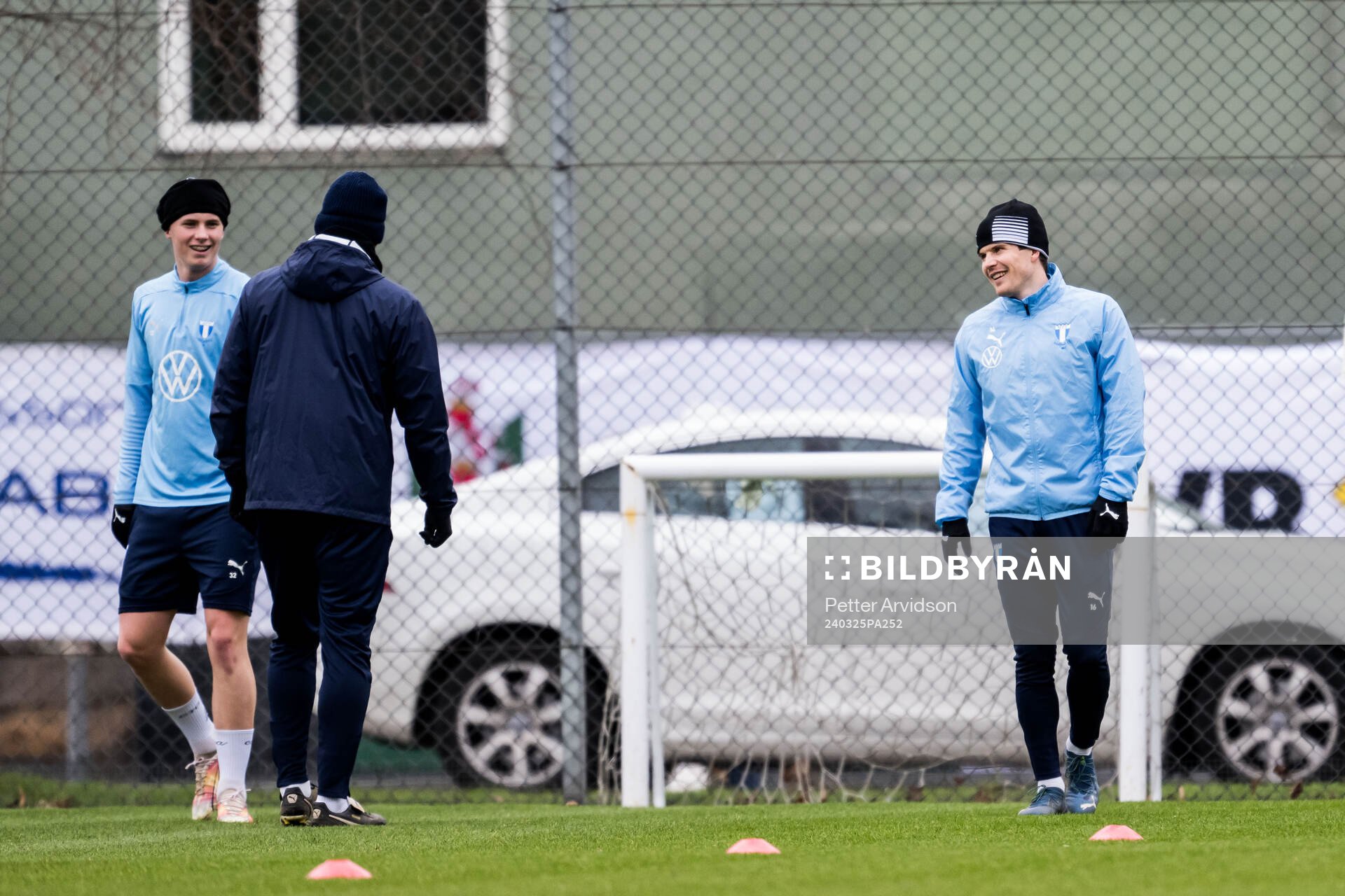 Malmö FFs Daniel Gudjohnsen och Oliver Berg