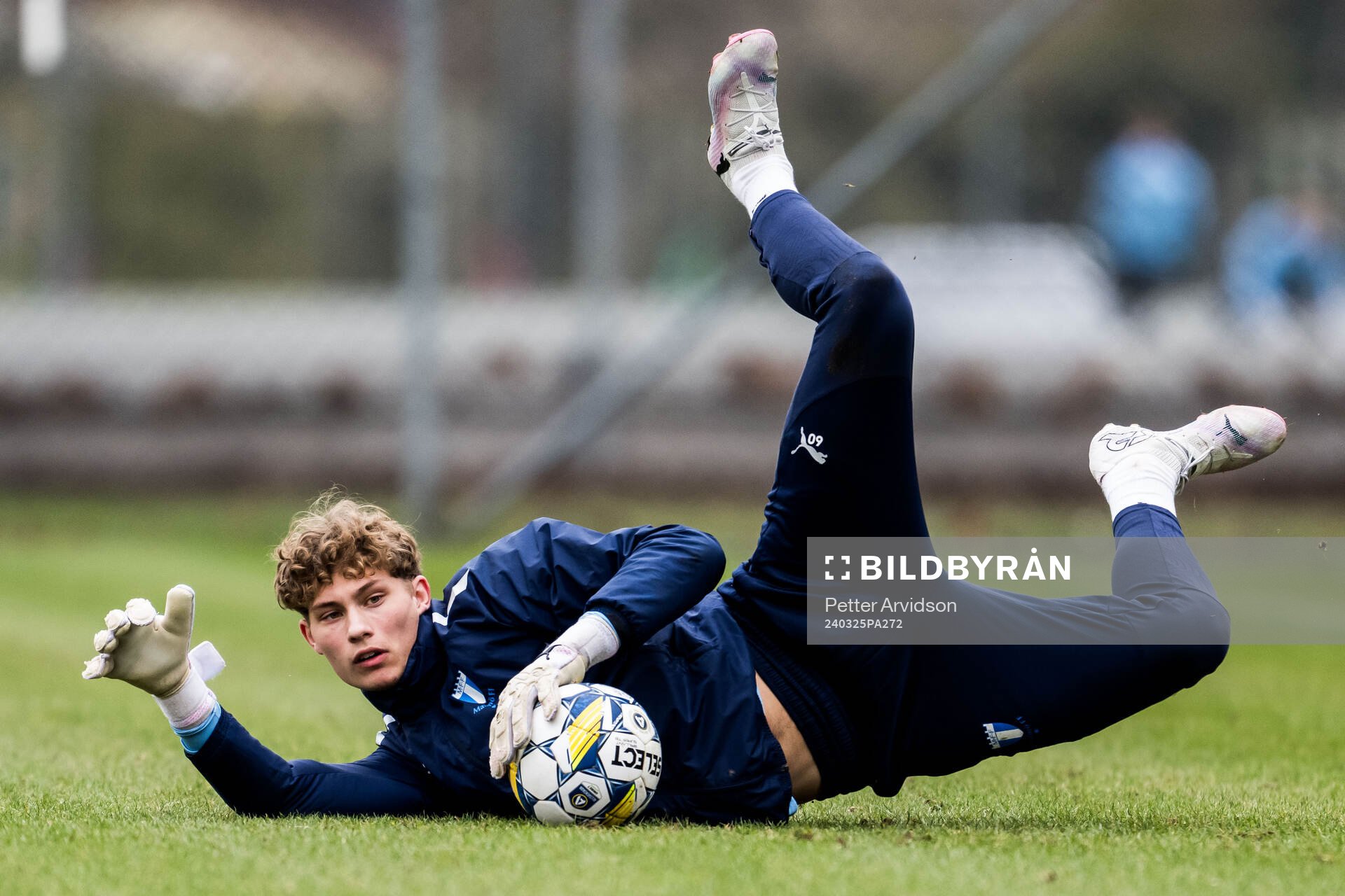 Malmö FFs målvakt William Nieroth Lundgren