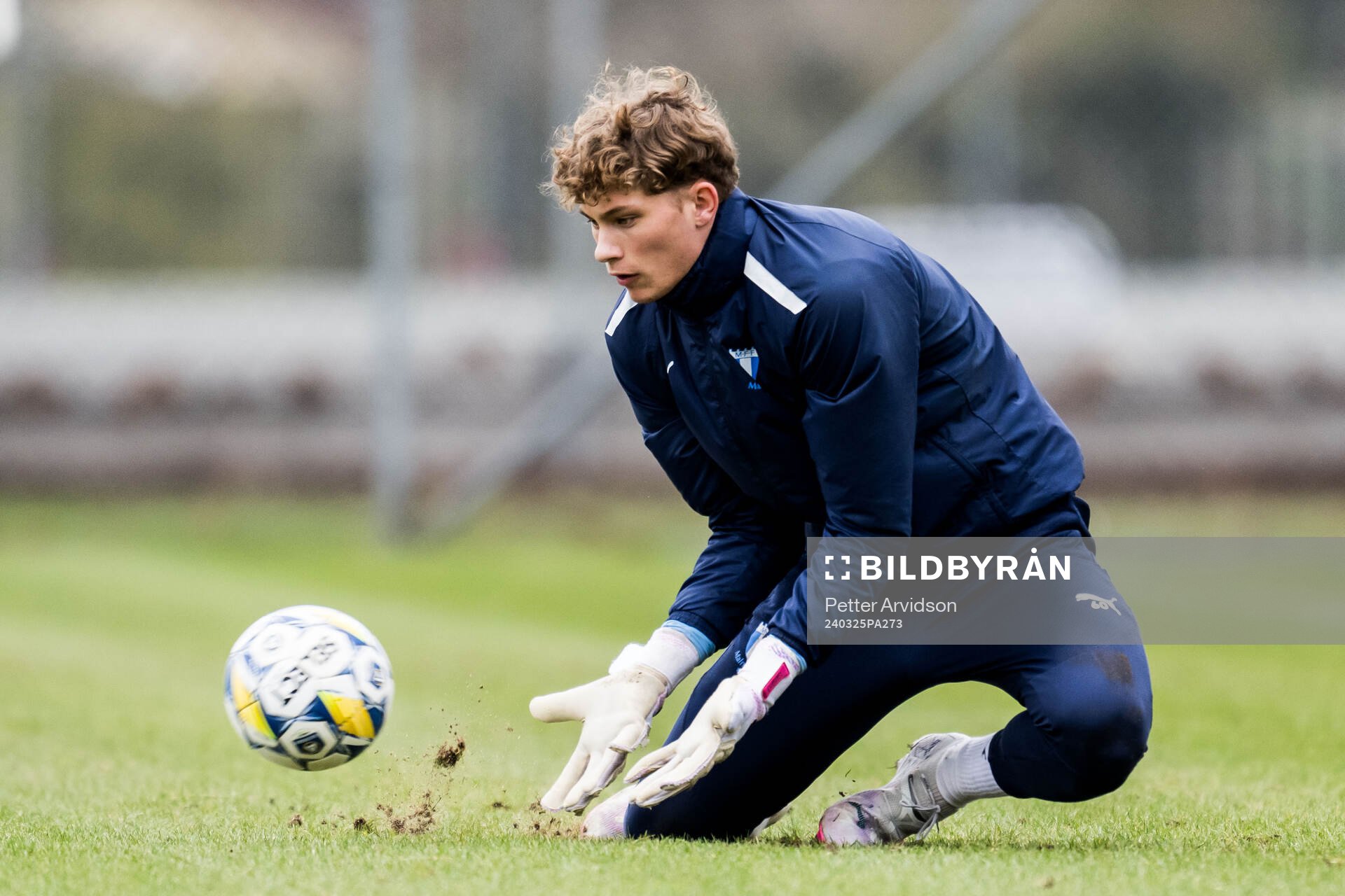 Malmö FFs målvakt William Nieroth Lundgren
