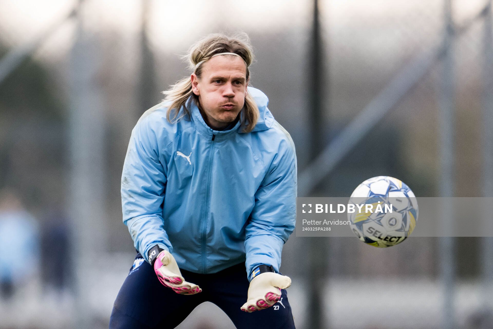 Malmö FFs målvakt Johan Dahlin