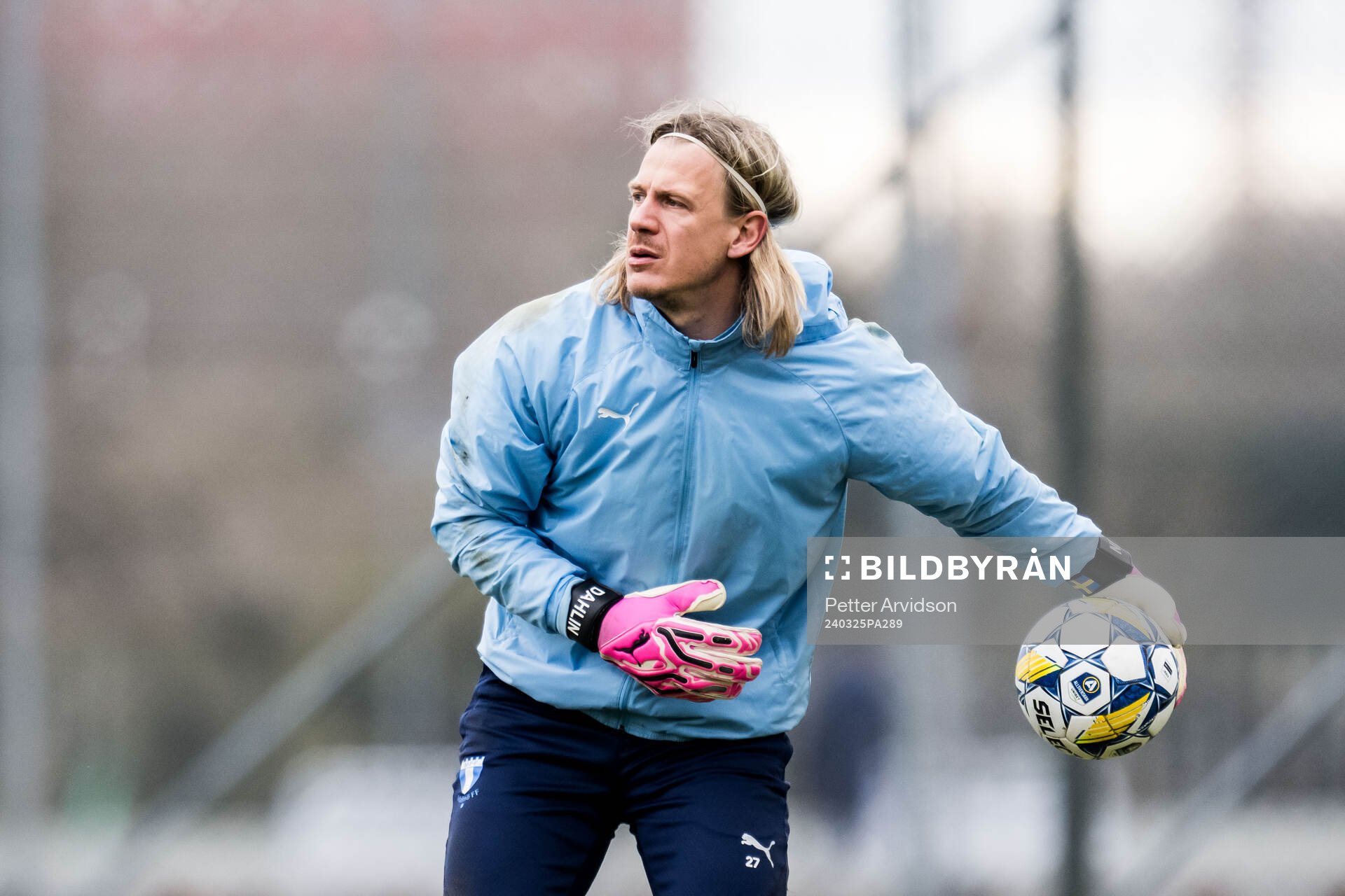 Malmö FFs målvakt Johan Dahlin