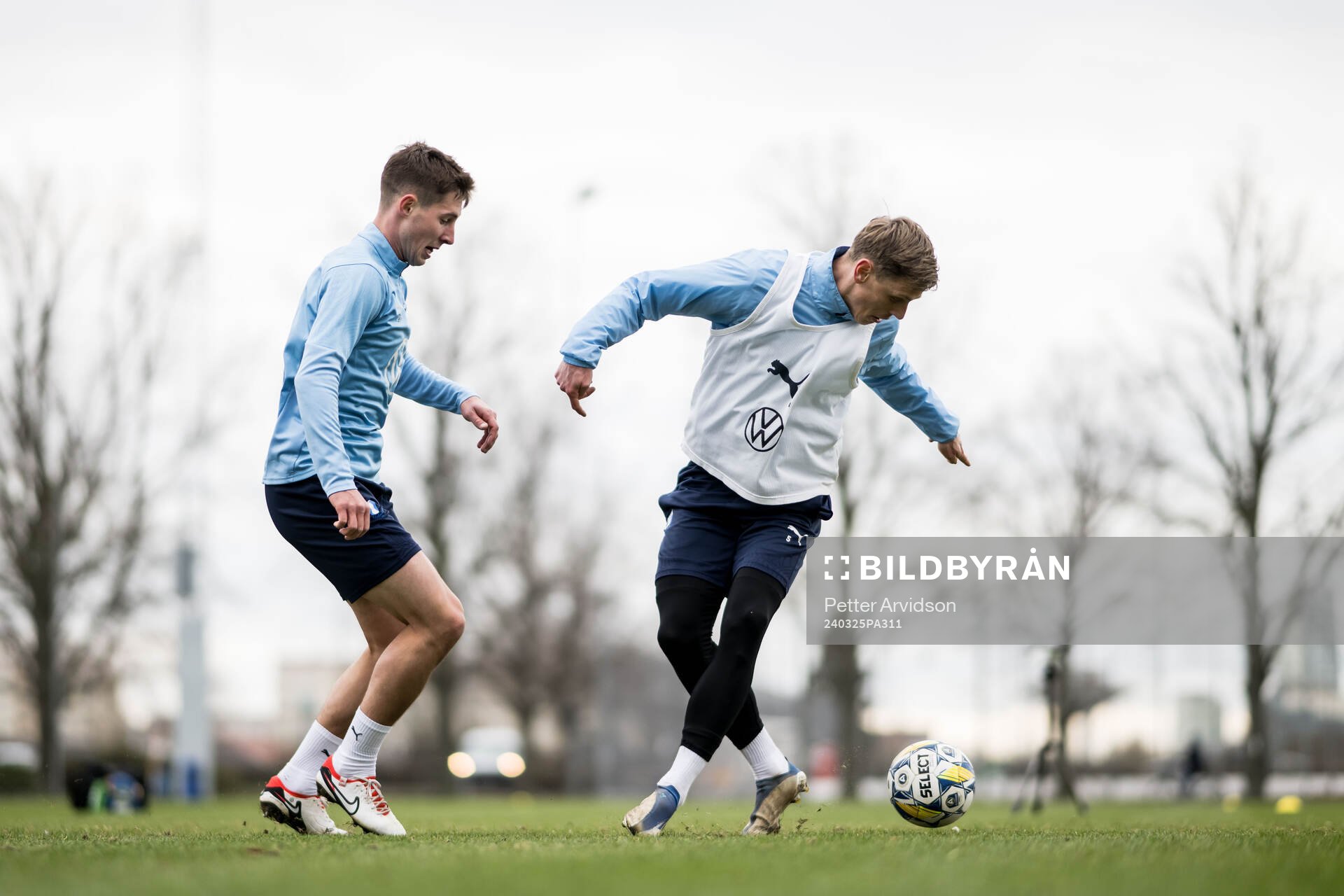 Malmö FFs Lasse Berg Johnsen och Søren Rieks