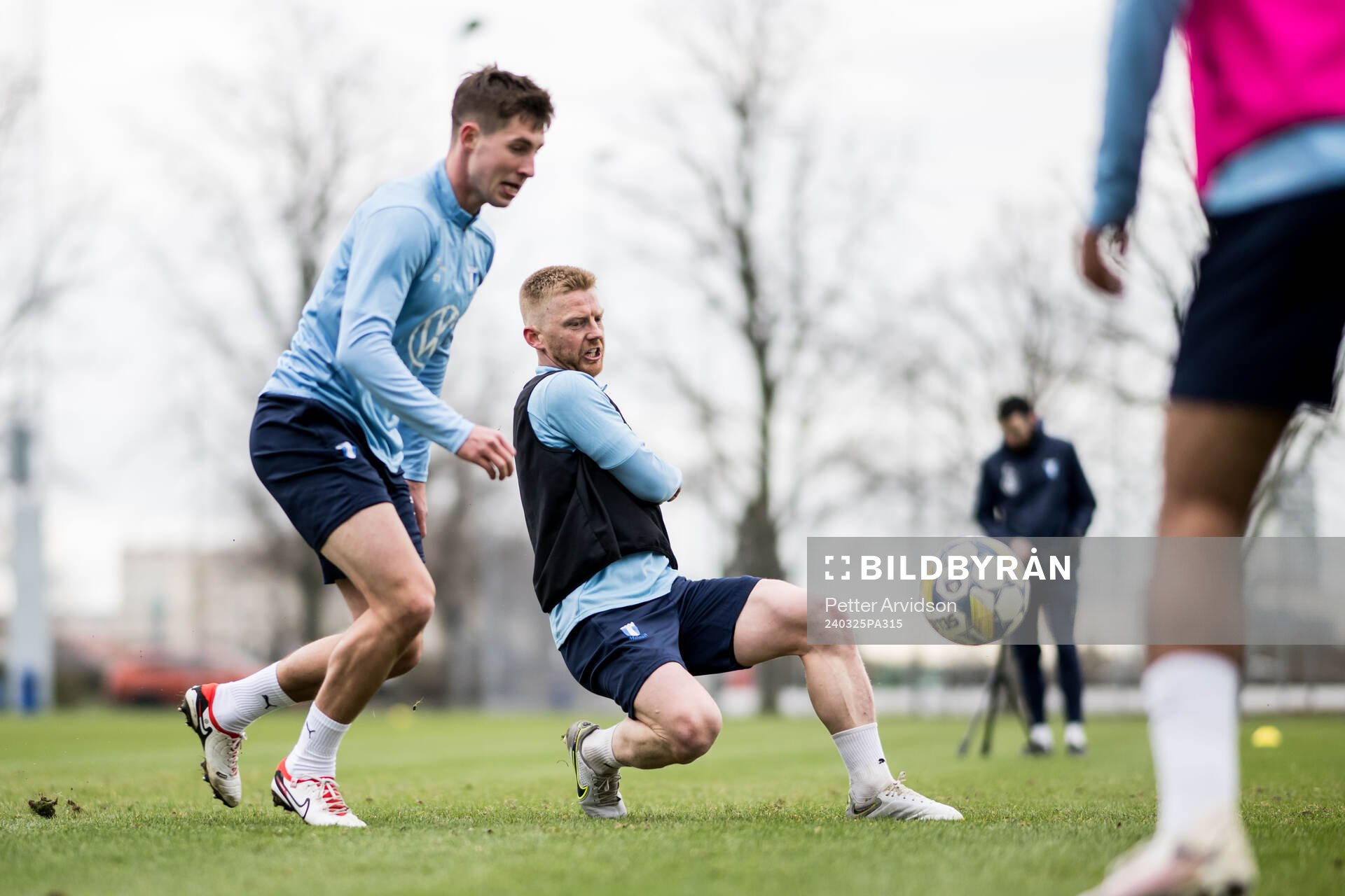 Malmö FFs Lasse Berg Johnsen och Anders Christiansen