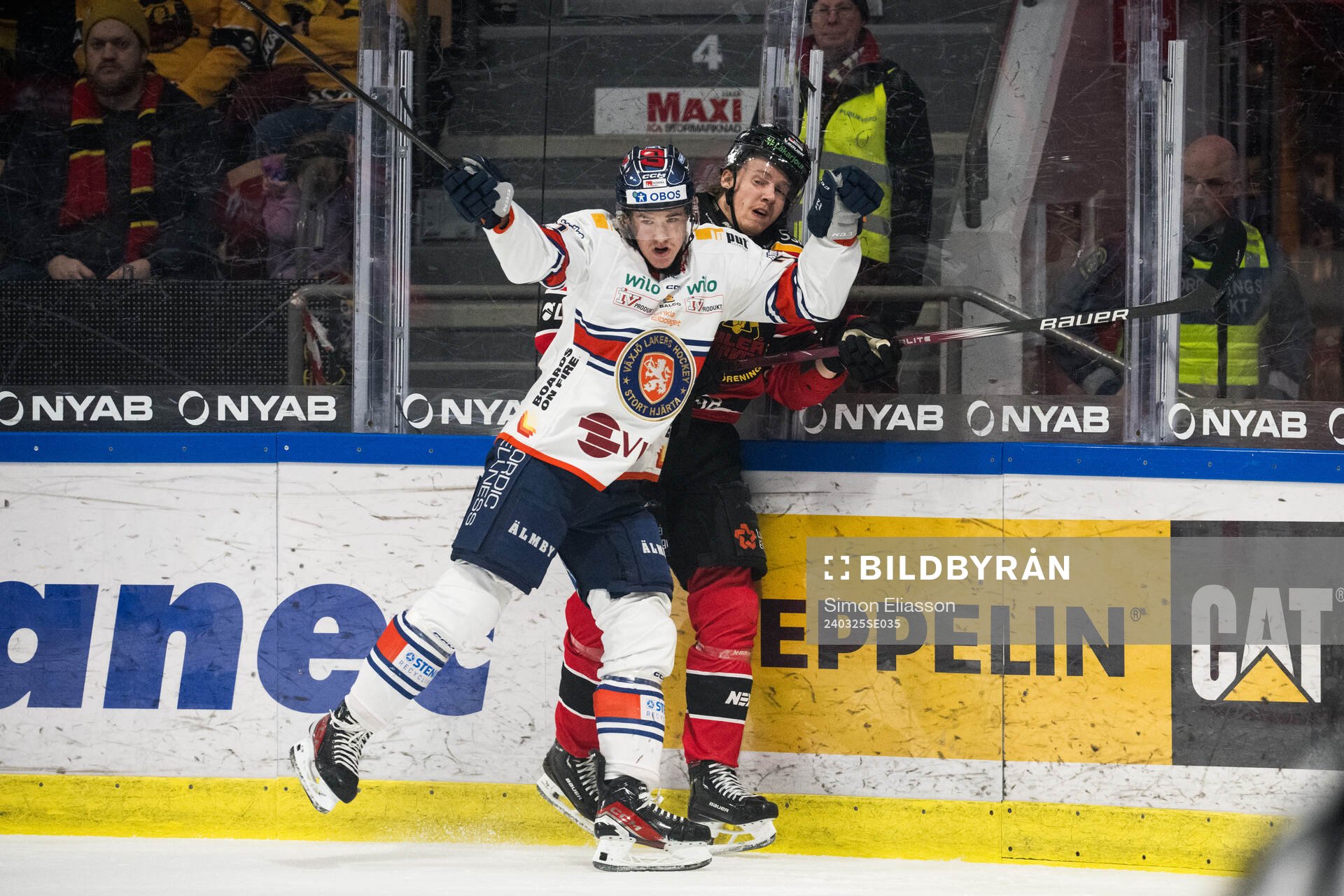 Växjös Filip Eriksson och Luleås Marcus Hardegård