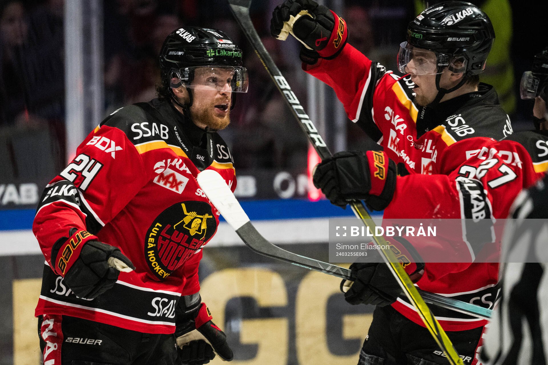 Luleås Brendan Shinnimin jublar
