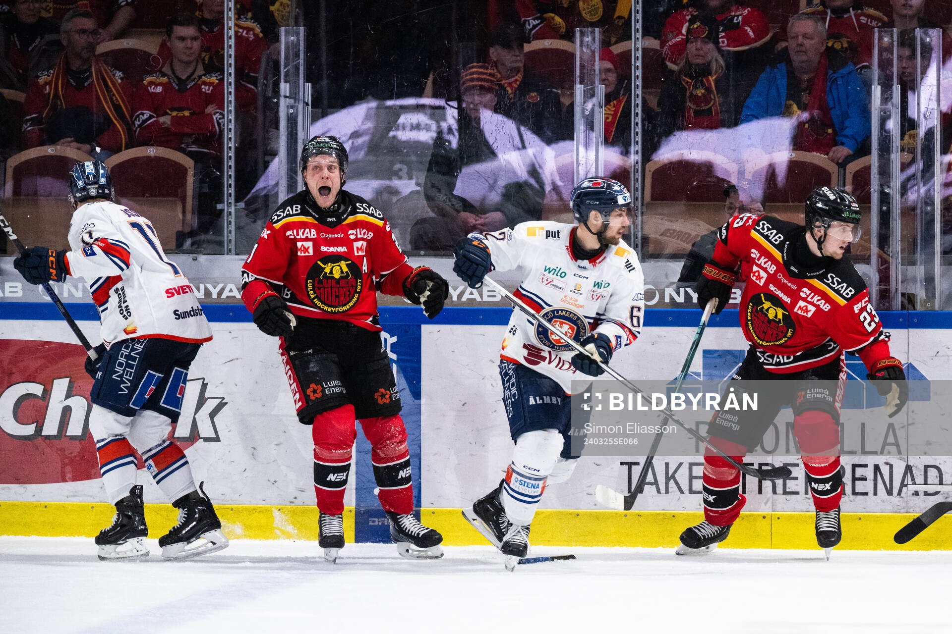 Luleås Juhani Tyrväinen reagerar