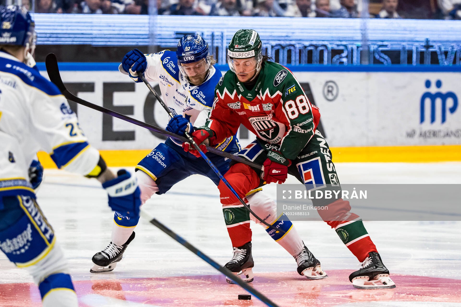 Leksands Anton Lindholm och Frölundas Malte Strömwall