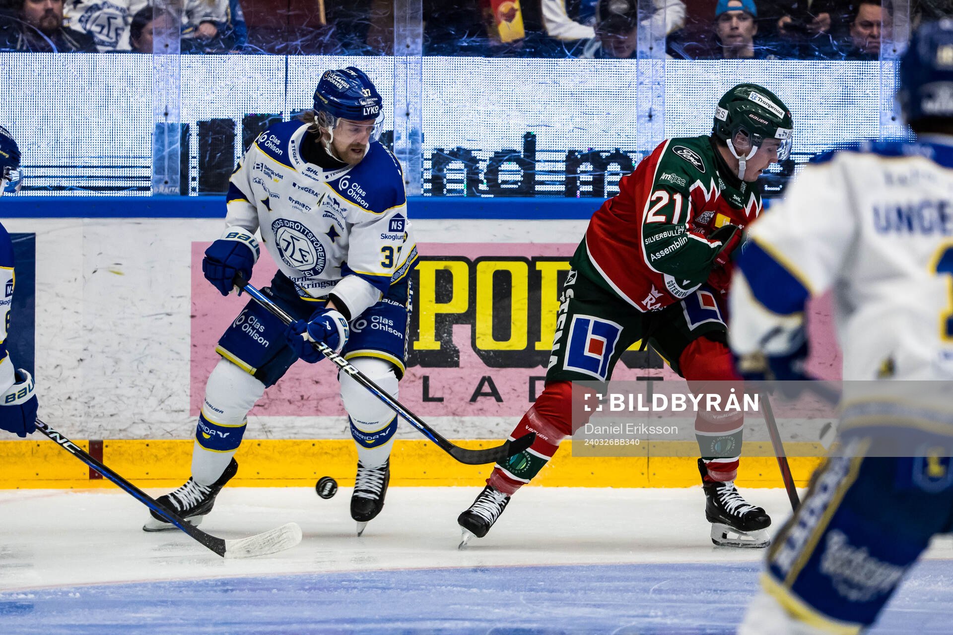 Leksands Anton Lindholm och Frölundas Jere Innala