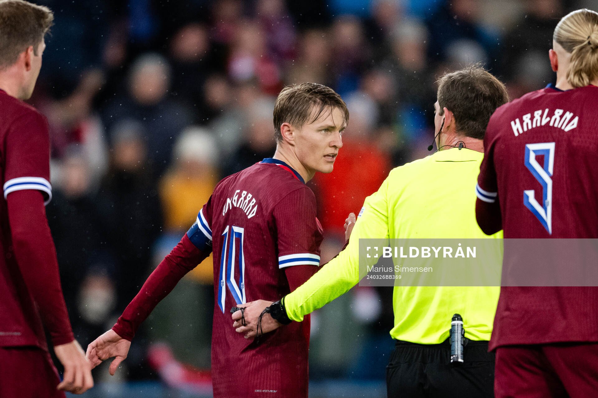 Martin Ødegaard of Norway reacts